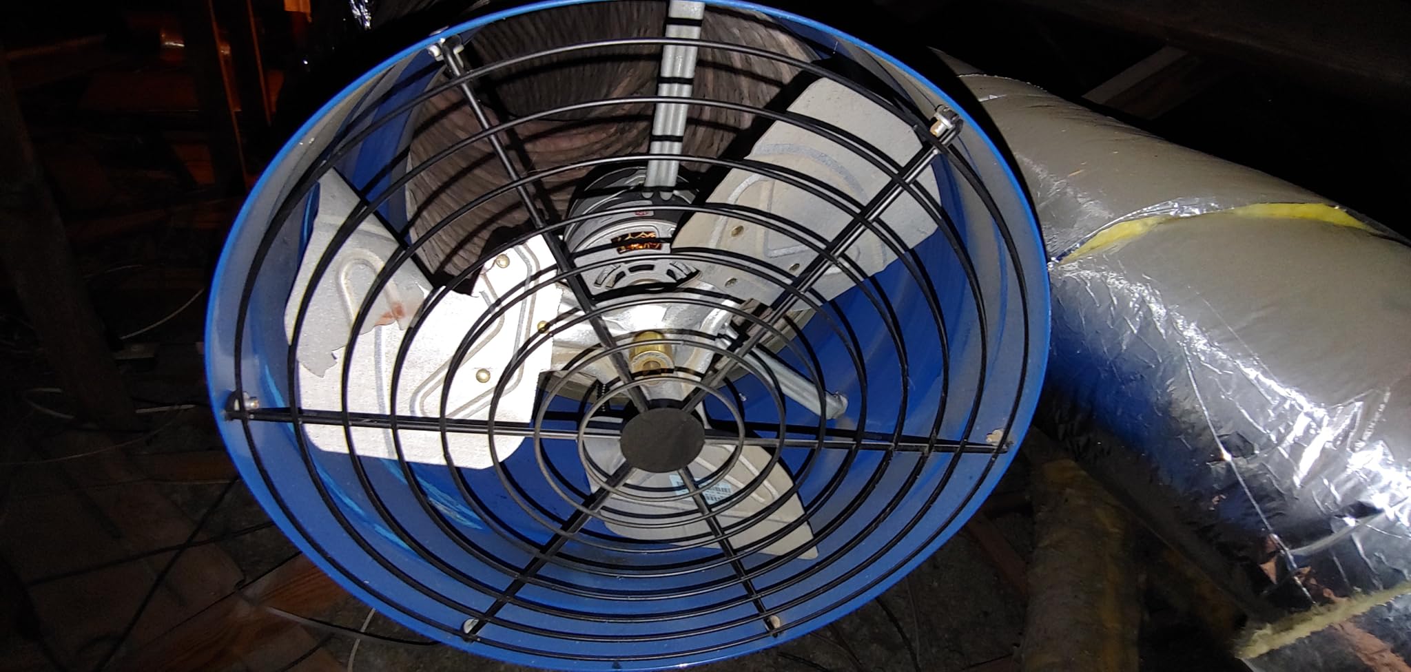 QA-Deluxe 5500 Energy Efficient Whole House Fan 2 Speed Temp/Timer Control customer photo 2