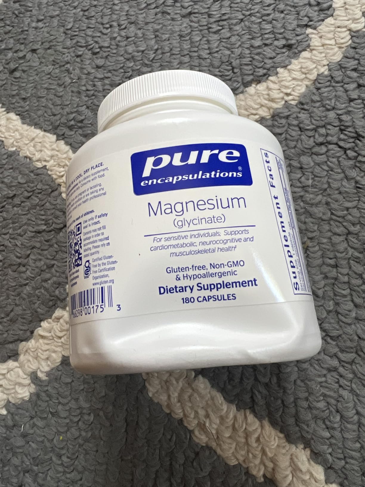 Pure Encapsulations Magnesium (Glycinate), 90 Capsules customer photo 2