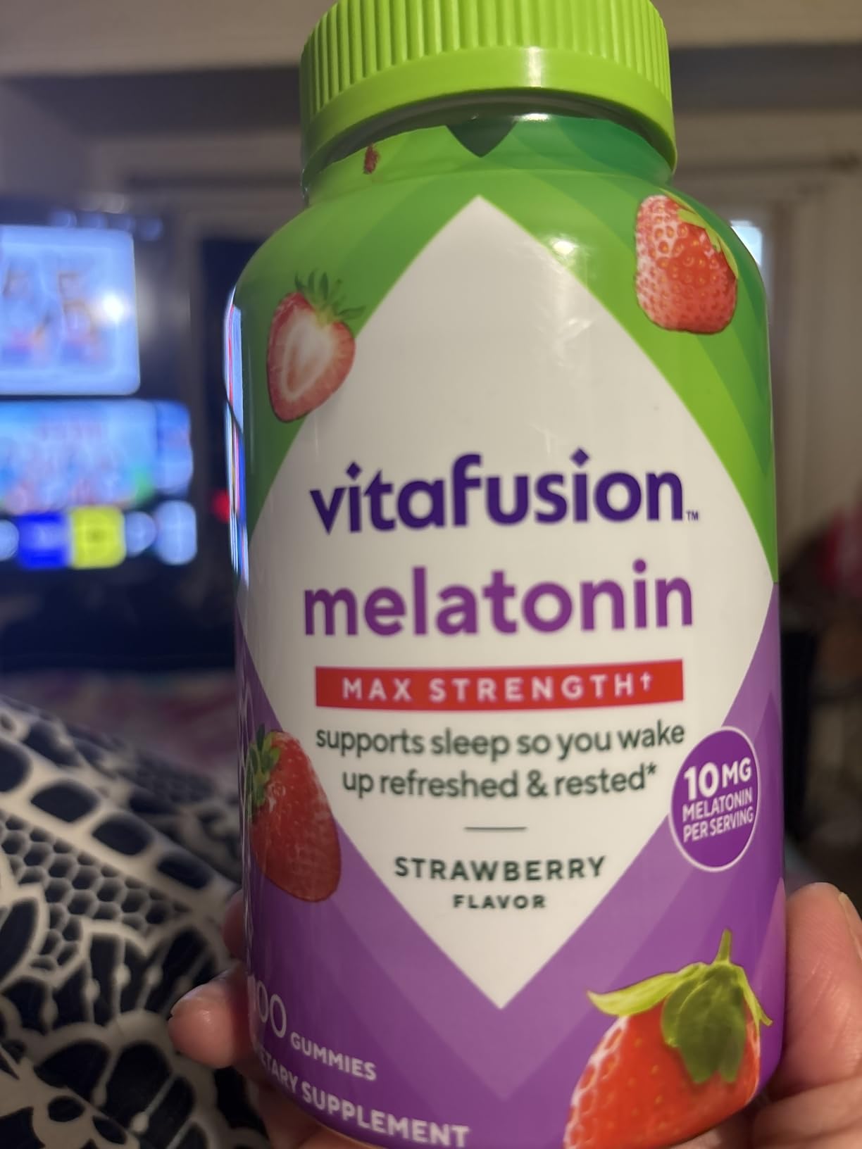 Vitafusion Melatonin Gummies 10mg Per 2 Gummies | 100 Count customer photo 2