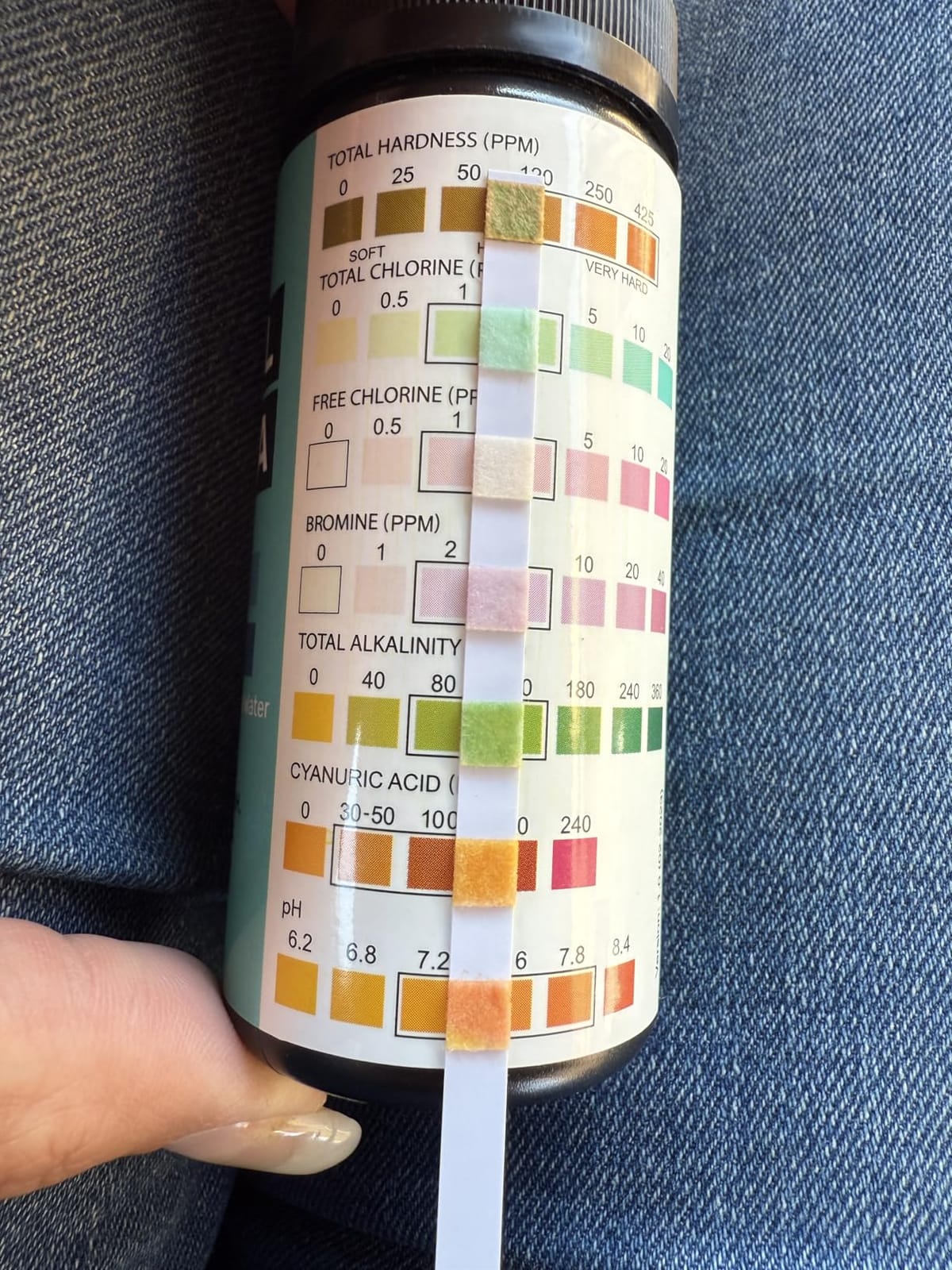JNW Direct Pool Test Strips for Pools and Spas - 7 in 1 Water Test 100 Pack customer photo 1