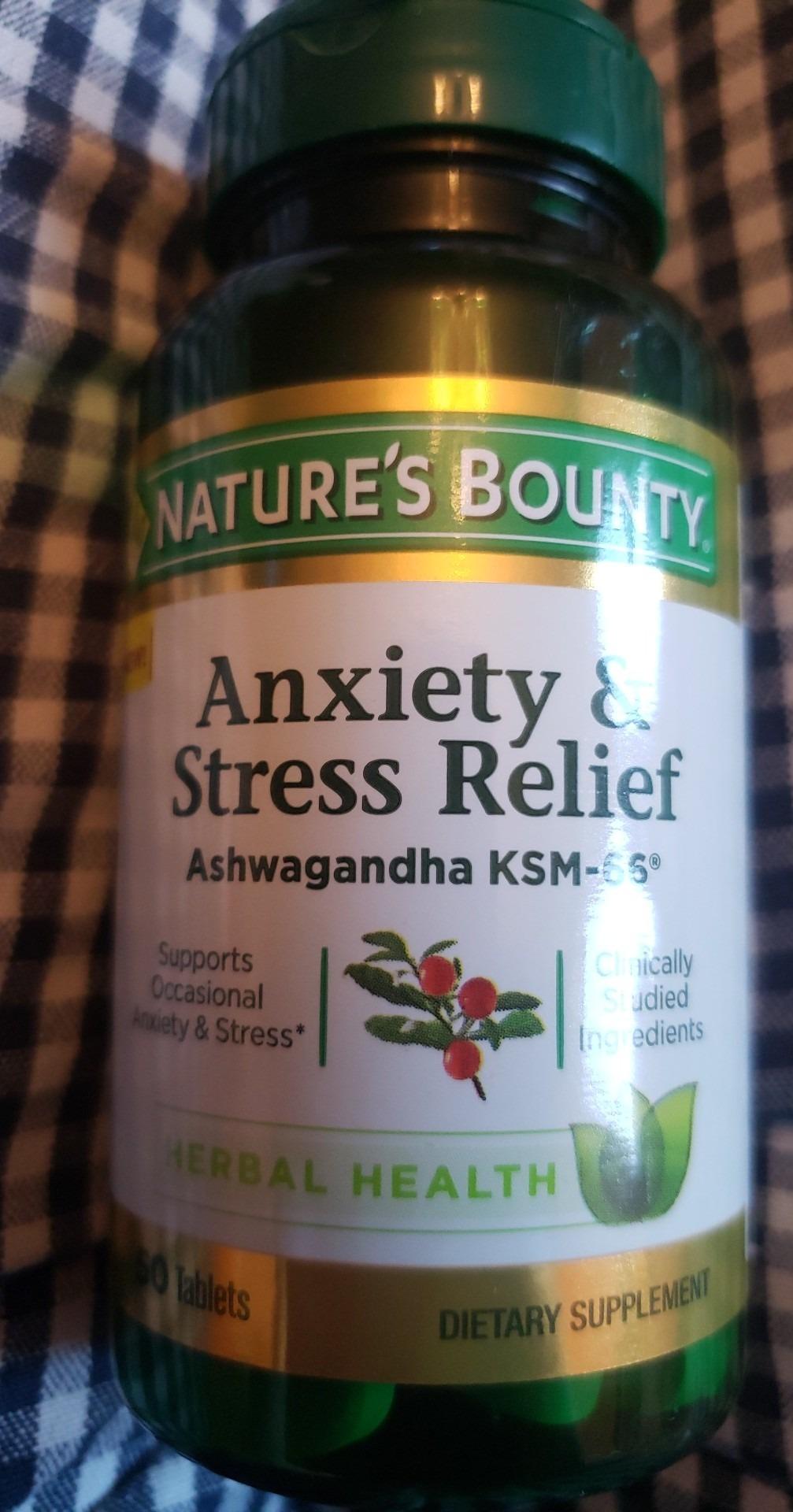 Nature's Bounty Stress Relief Ashwagandha KSM 66 Tablets, 50 Count customer photo 2