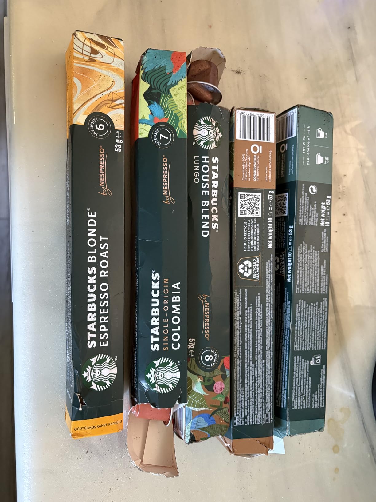 Starbucks by Nespresso Original, Variety Pack Coffee, 50-count customer photo 1