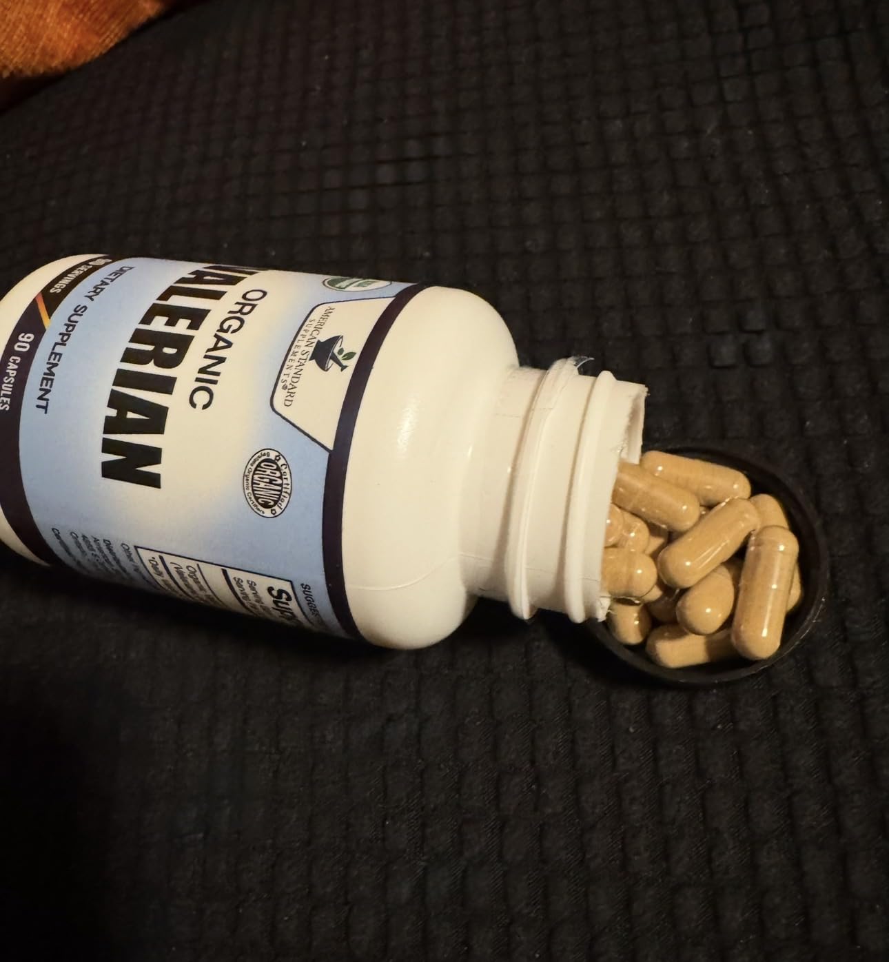 American Standard Supplements Organic Valerian – Vegan, Gluten Free, Non-GMO, 90 Capsules, 90 Servings customer photo 1