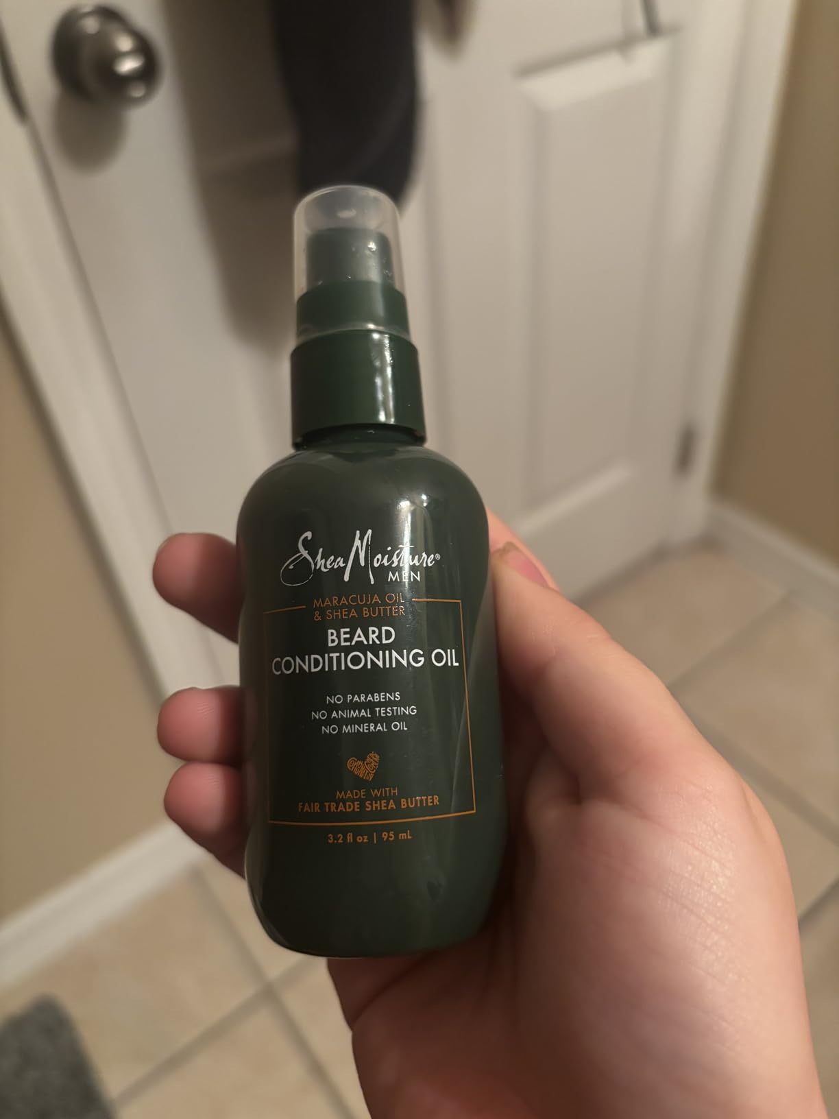 SheaMoisture Beard Conditioning Oil for a Full Beard Maracuja Oil and Shea Butter to Moisturize and Soften 3.2 oz customer photo 1