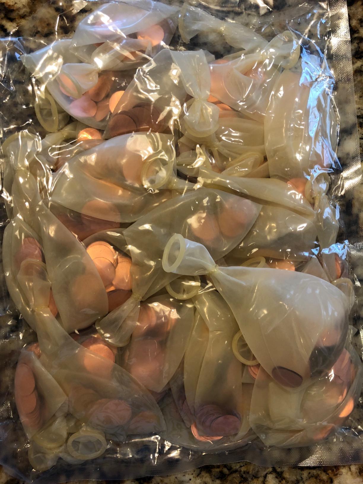 50pcs Gold Confetti Latex Balloons, 12 inch Gold Balloons with Golden Paper Dots for Graduation Wedding Birthday Party Decorations customer photo 1