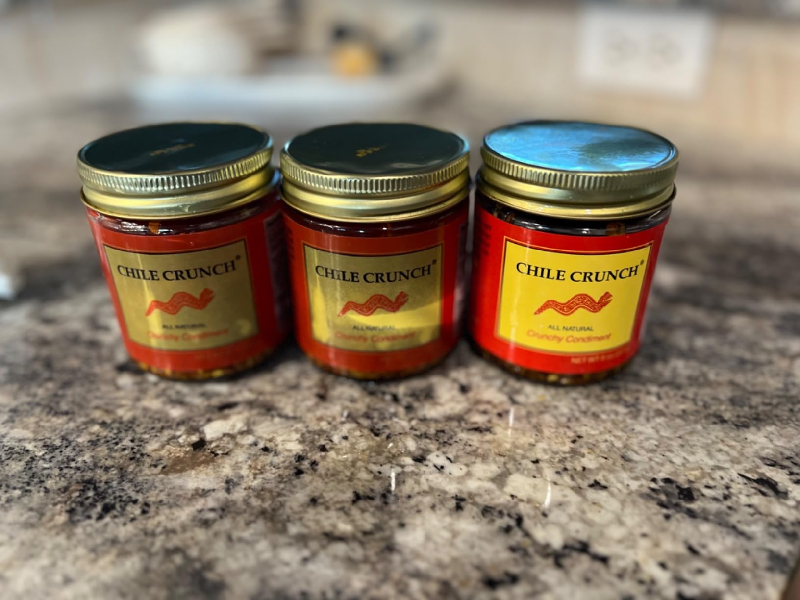 CHILE CRUNCH - Original Spicy Crunchy Condiment - All Natural Roasted Chili Peppers, Garlic & Onion Crisp Sauce - Vegan, Gluten-Free, No Preservatives - Homemade Authentic Mexican Recipe 5.5oz (1 Pack) customer photo 2