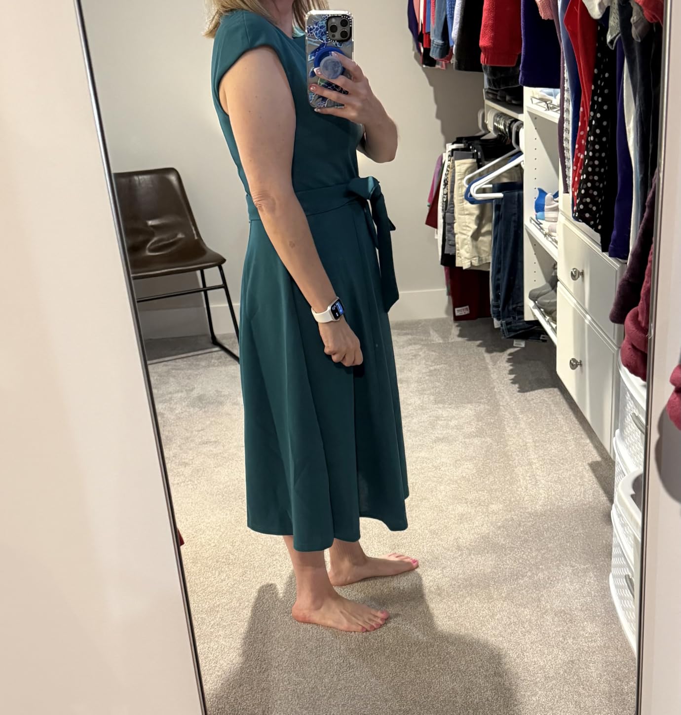 DRESSTELLS Women's Cocktail Dresses, Formal Wedding Guest Church Dress customer photo 2