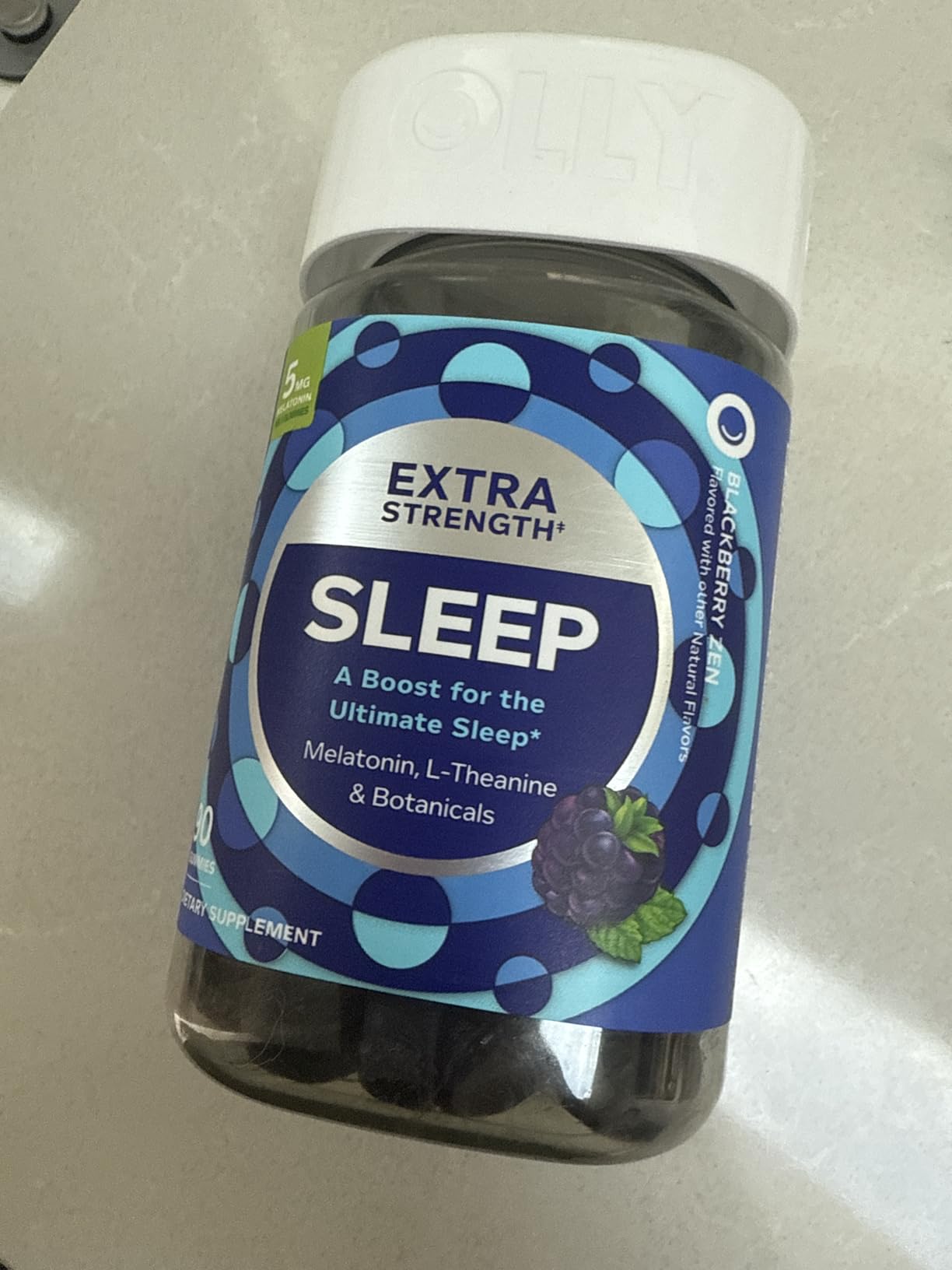 OLLY Extra Strength Sleep, Occasional Sleep Support Supplement - 50 Count customer photo 2