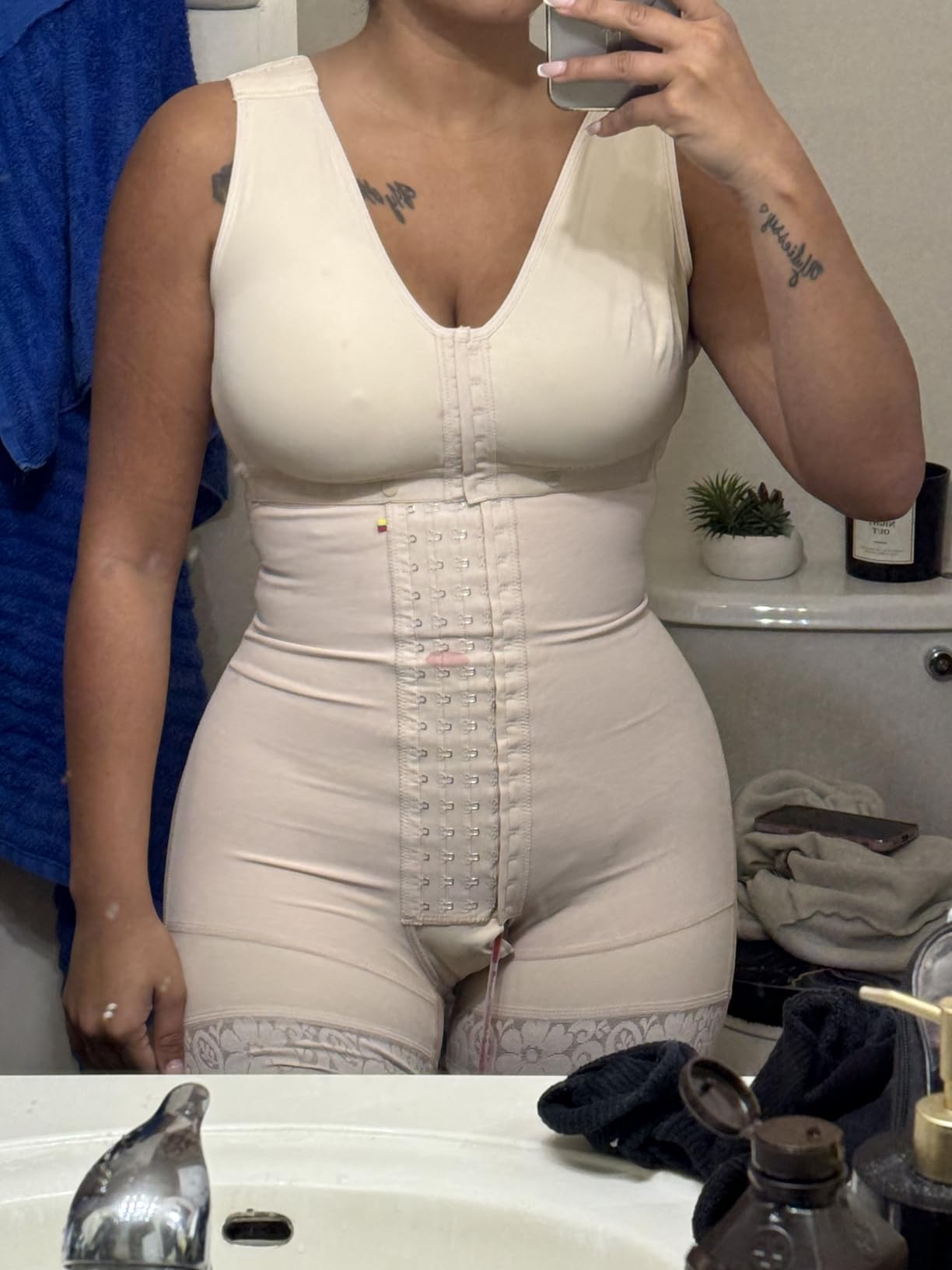 Sonryse Fajas Colombianas Reductoras y Moldeadoras Postpartum Girdle Tummy Control Shapewear customer photo 1