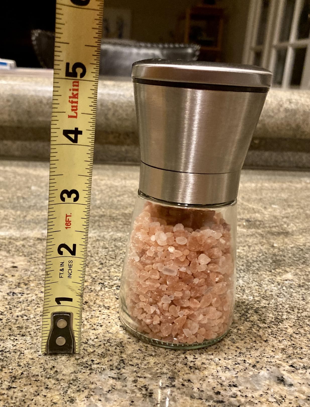 Ebaco Original Stainless Steel Salt or Pepper Grinder - Top Spice Mill with Ceramic Blades, Brushed Stainless Steel and Adjustable Coarseness By Pepper Grinder （Single Package） customer photo 1