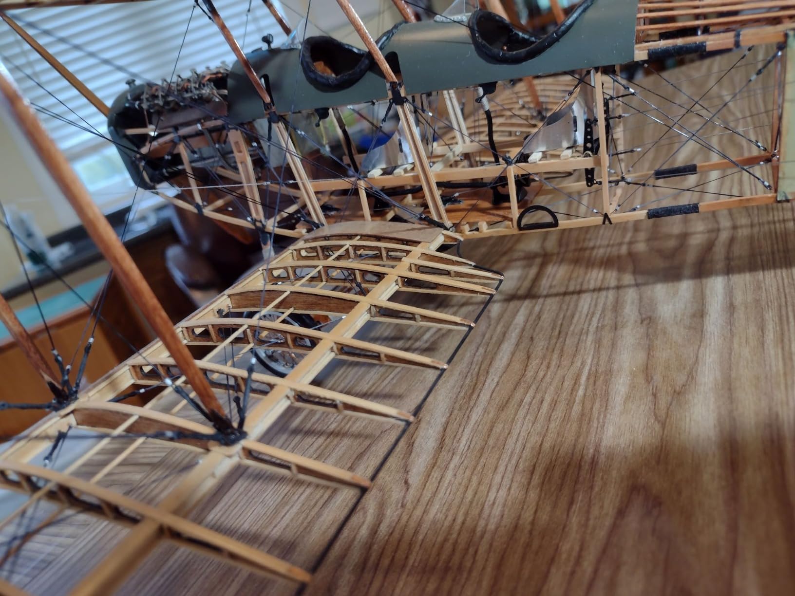Model Airways Curtiss JN-4D Jenny 1:16 Scale Model Kit – Historically Accurate Wood and Metal Aircraft Model for Adults to Build customer photo 2