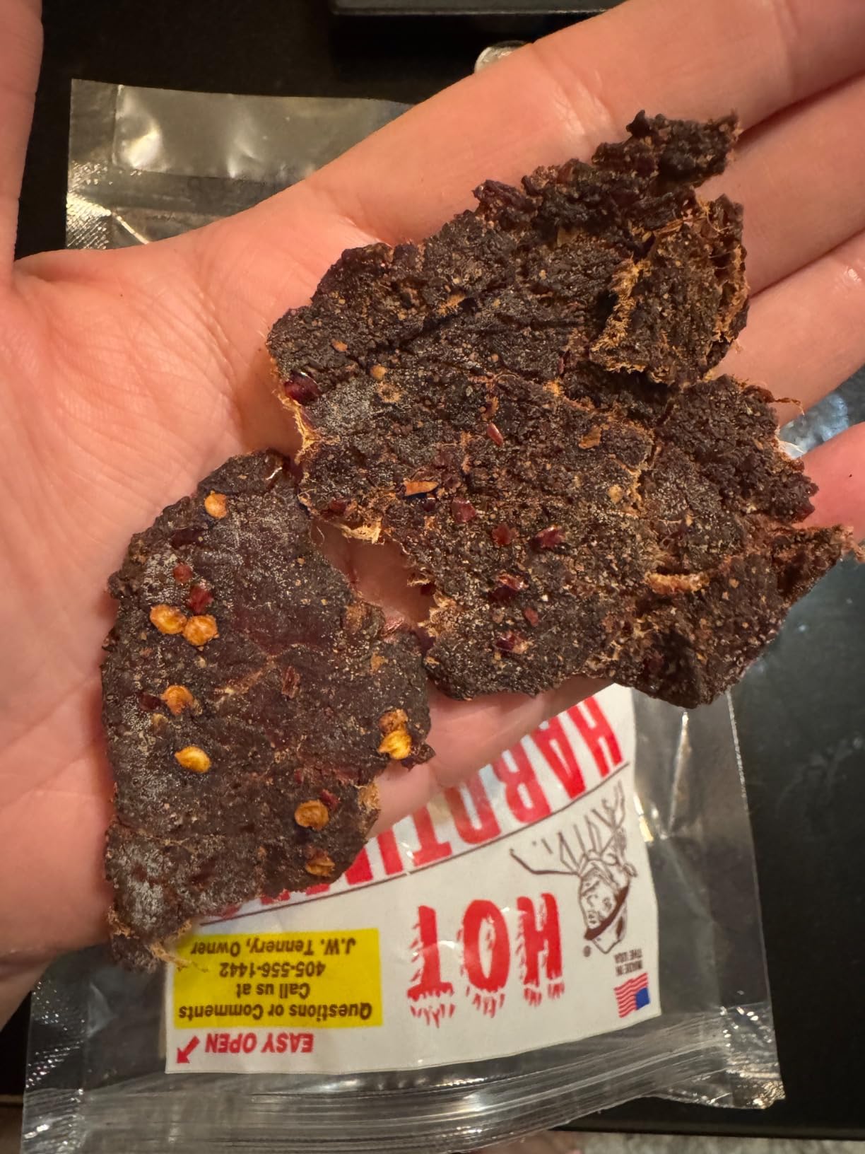 Hardtimes Beef Jerky Variety Pack, High Protein Snack, 4 x 2.25 oz customer photo 2