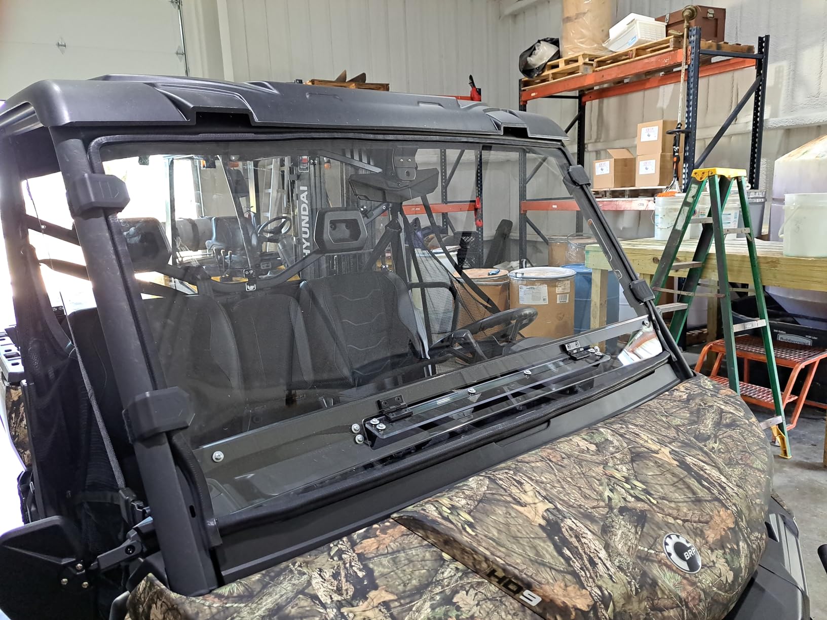 SuperATV Full Rear Windshield for Can Am Defender HD Models customer photo 2