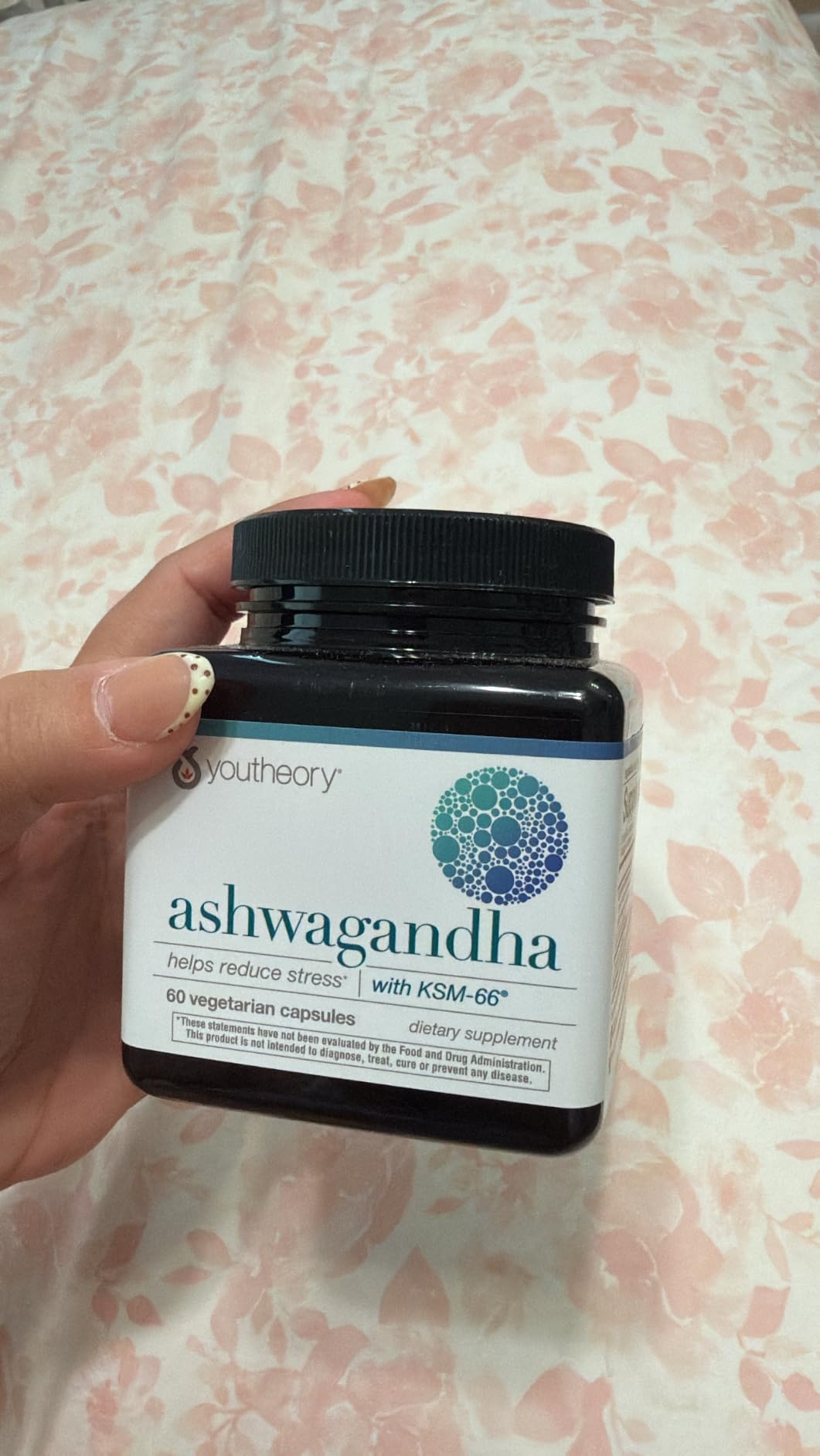 Youtheory Ashwagandha, 1,000 mg, 60 Vegetarian Capsules, 30-Day Supply customer photo 1