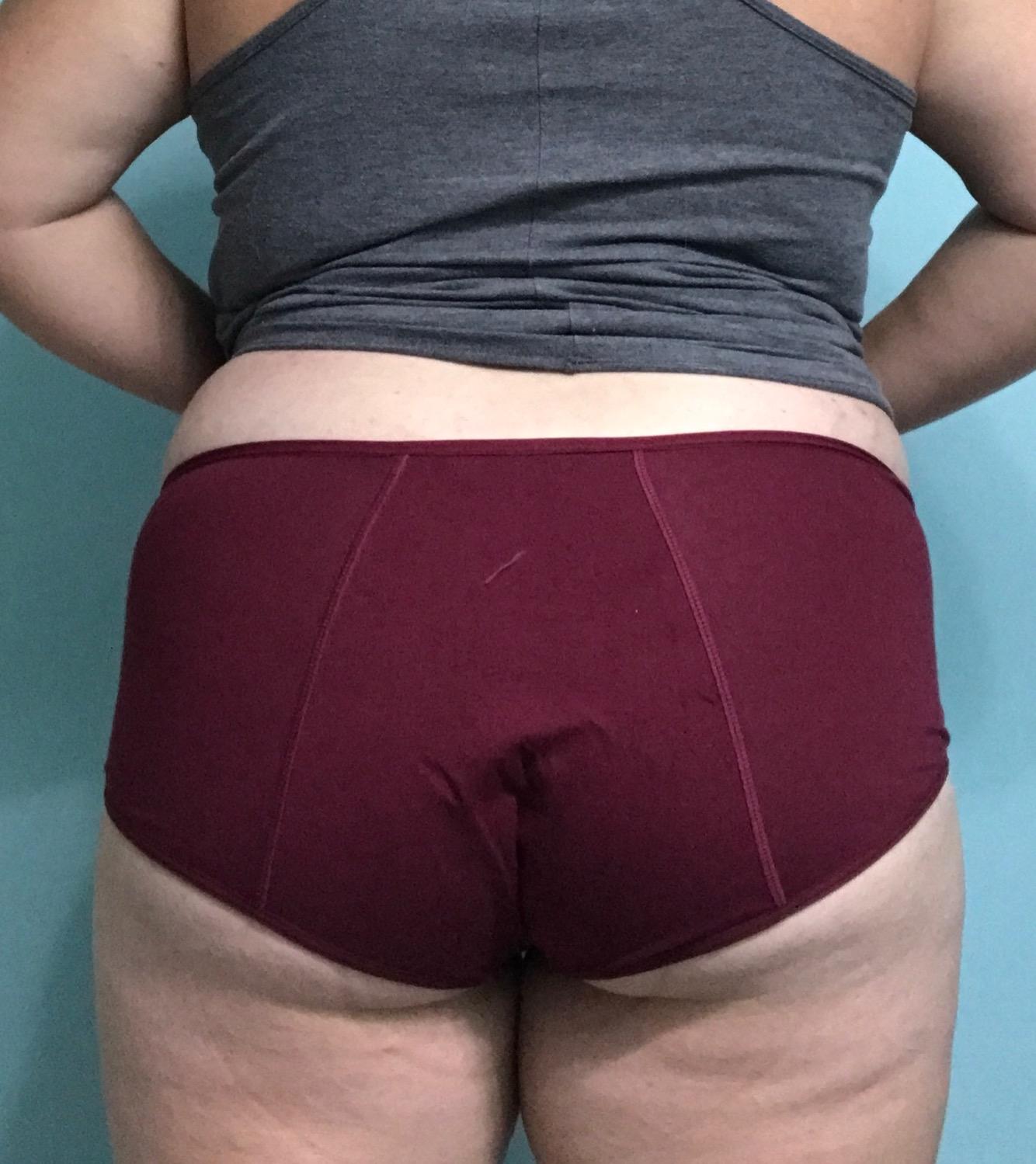 INNERSY Period Underwear for Women Teens Leak-Proof Menstrual Cotton Protective Hipster Panties 3-Pack customer photo 1