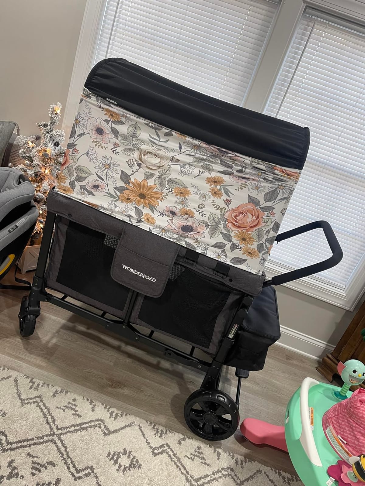 Nursing Cover Breastfeeding Scarf, Car Seat Covers for Babies Infant Carseat Canopy, Stretchy Soft Breathable Multi-Use Cover Ups for Stroller High Chair Shopping Cart, Baby Essentials for Summer customer photo 2
