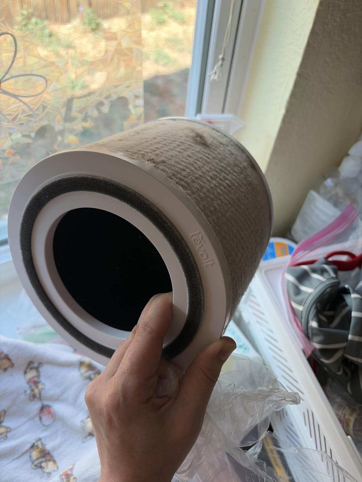 Levoit Air Purifier for Home Pets Hair Allergens in Bedroom Quiet Purifiers customer photo 1