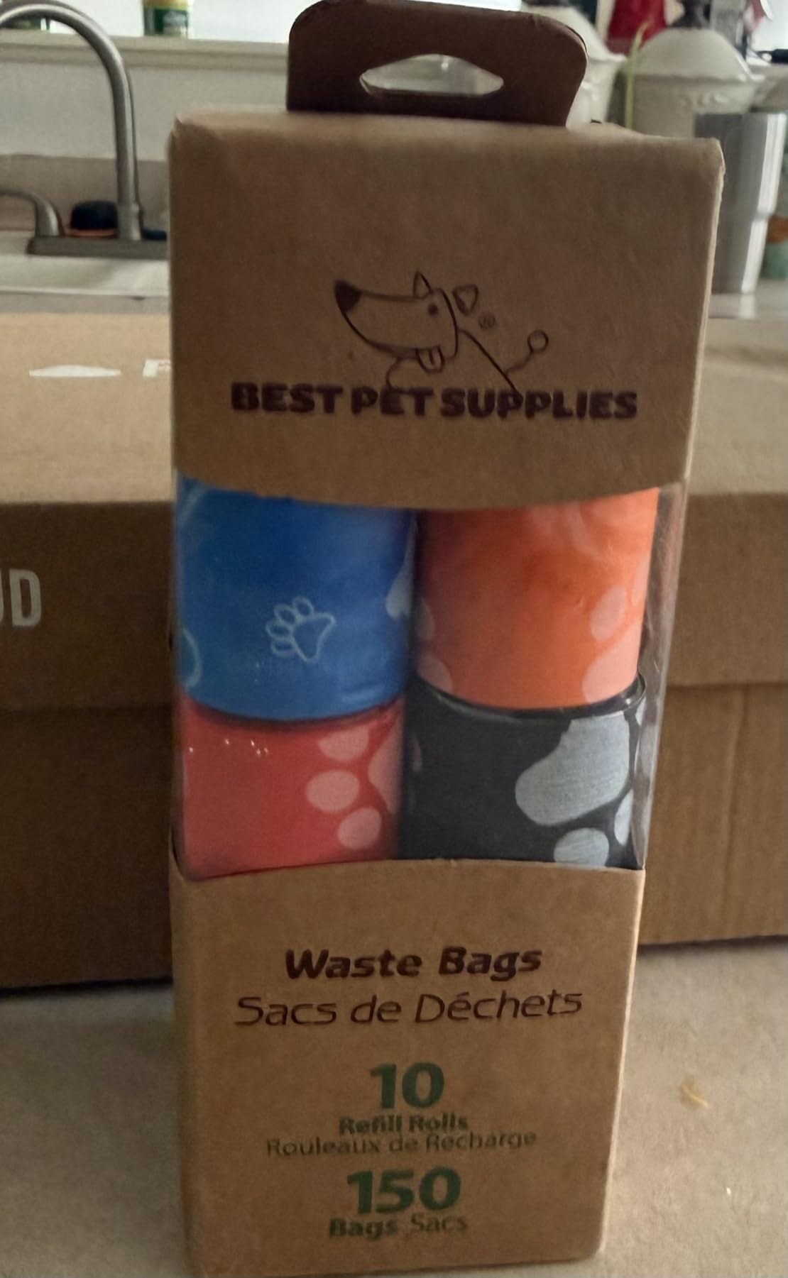 Best Pet Supplies Poop Bags for Dogs - Assorted Colors, 150 Count customer photo 1