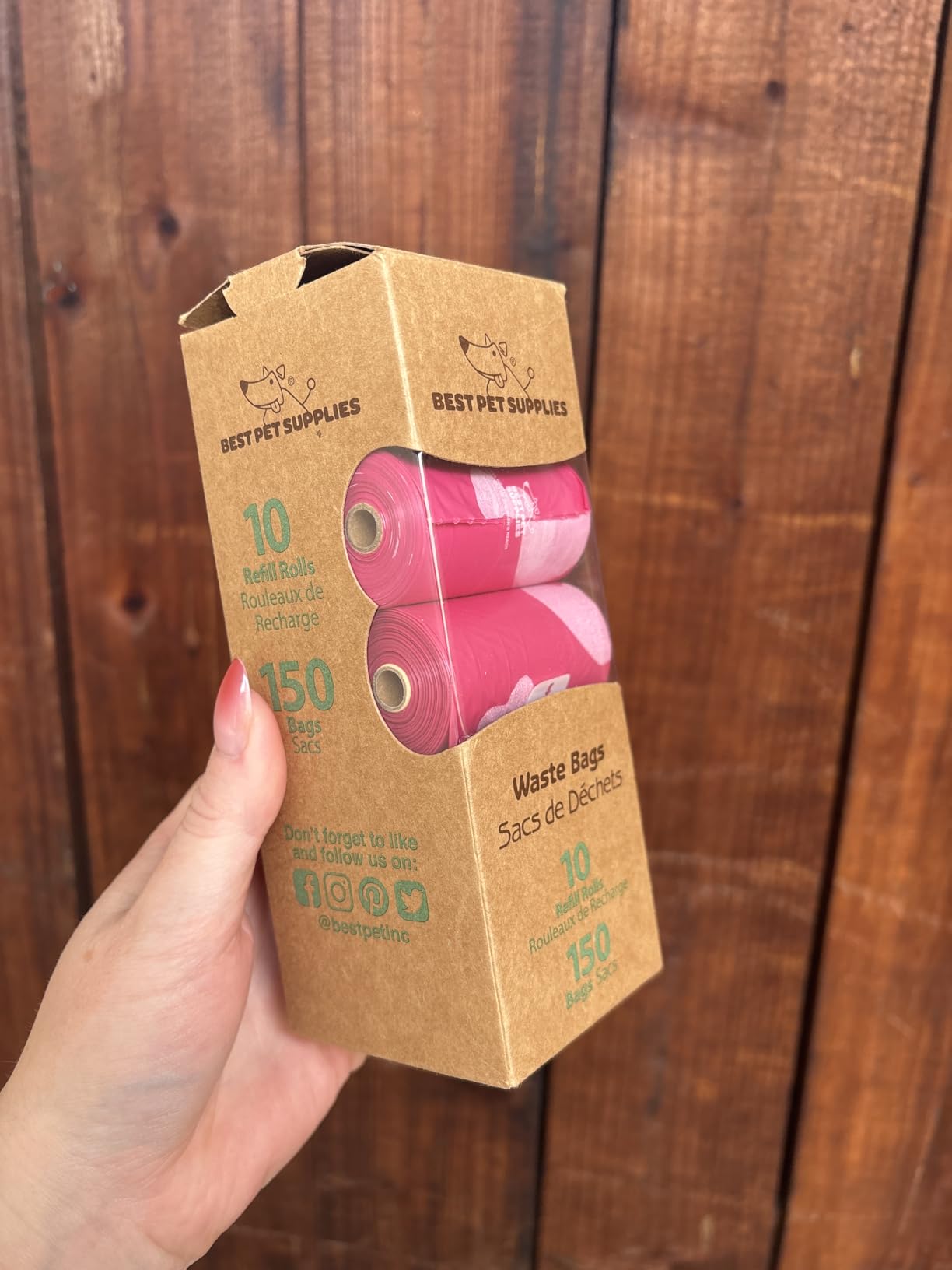 Best Pet Supplies Poop Bags for Dogs - Assorted Colors, 150 Count customer photo 2