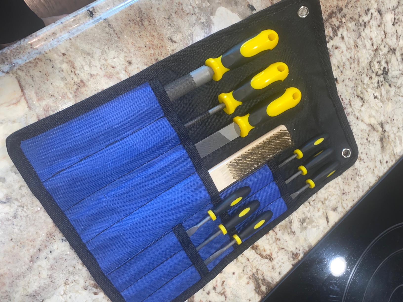 6-Piece Metal Needle File Set - Hardened Alloy Steel customer photo 1