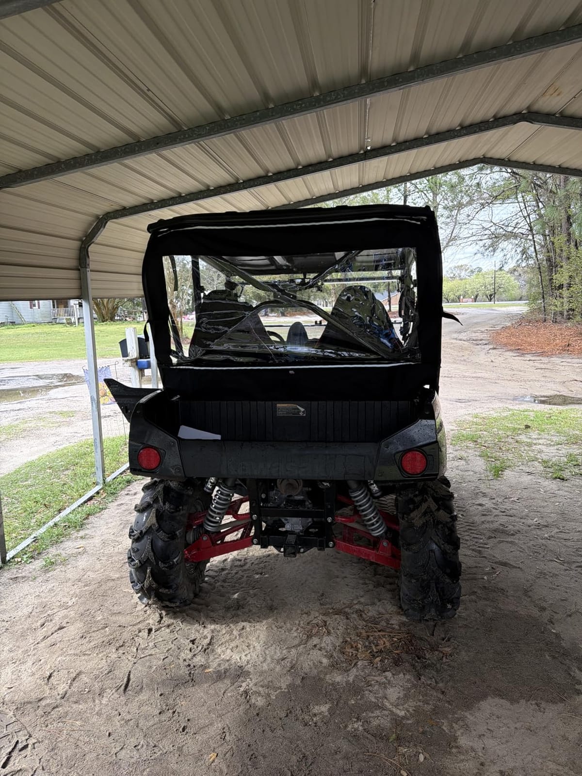 KEMIMOTO Soft Rear Window Compatible with Kawasaki Teryx 4 800 2013-2025 customer photo 2