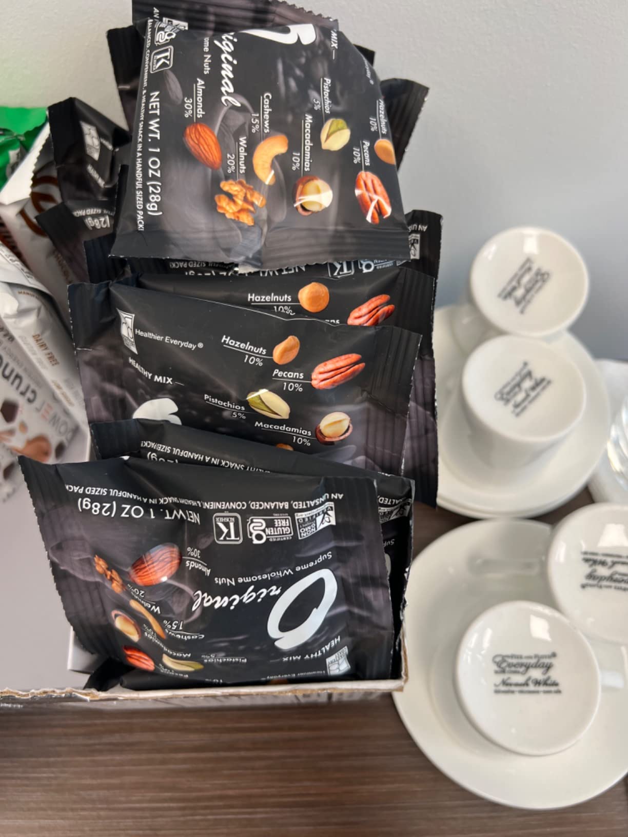 Roastery Coast - Mixed Nuts Variety Pack for Adults | Healthy Snacks | Individual Packs | Unsalted | No Peanuts | Assorted Nuts Snack | Pistachios | Almonds | Hazelnuts | Pecans | Slow Dry-Roasted customer photo 1