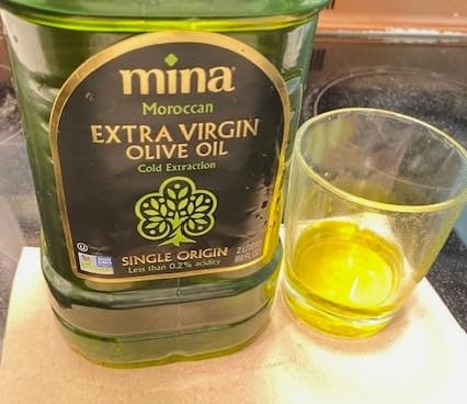 Mina Moroccan Olive Oil Extra Virgin 16.9 Fl Oz, Polyphenol Rich, Third Party Tested, Clinically Proven, Single Origin Extra Virgin Olive Oil, Less than 0.2% Acidity, 500 ml customer photo 1