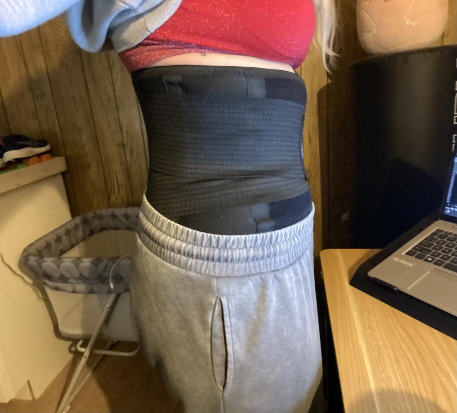 ChongErfei Waist Trainer Belt for Women & Man - Waist Trimmer Ab Belt customer photo 1