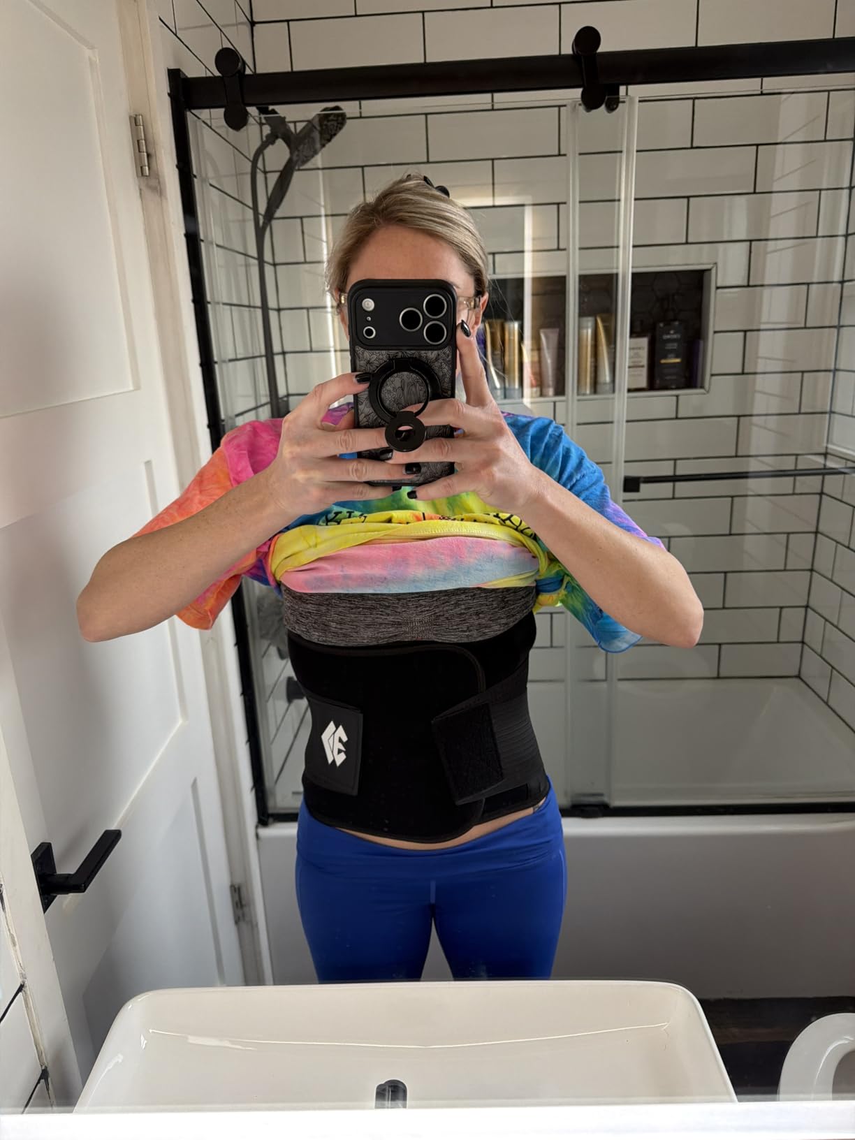 ChongErfei Waist Trainer Belt for Women & Man - Waist Trimmer Ab Belt customer photo 2