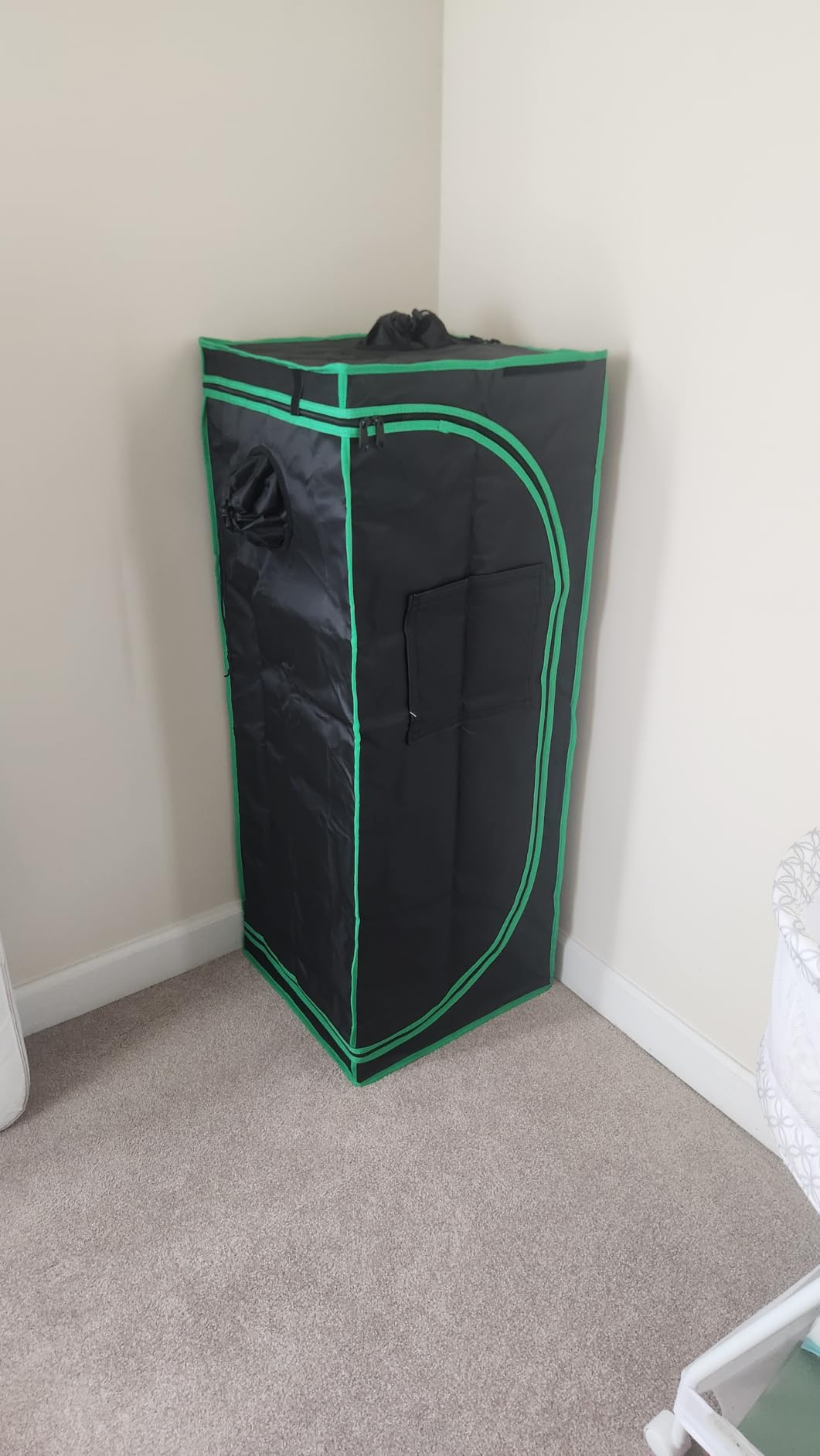 ATOUR 48”x24”x60” Grow Tent, Reflective 600D Mylar,Hydroponic Grow Tent with Observation Window and Floor Tray for Indoor Plant Growing 4’x2’ customer photo 2