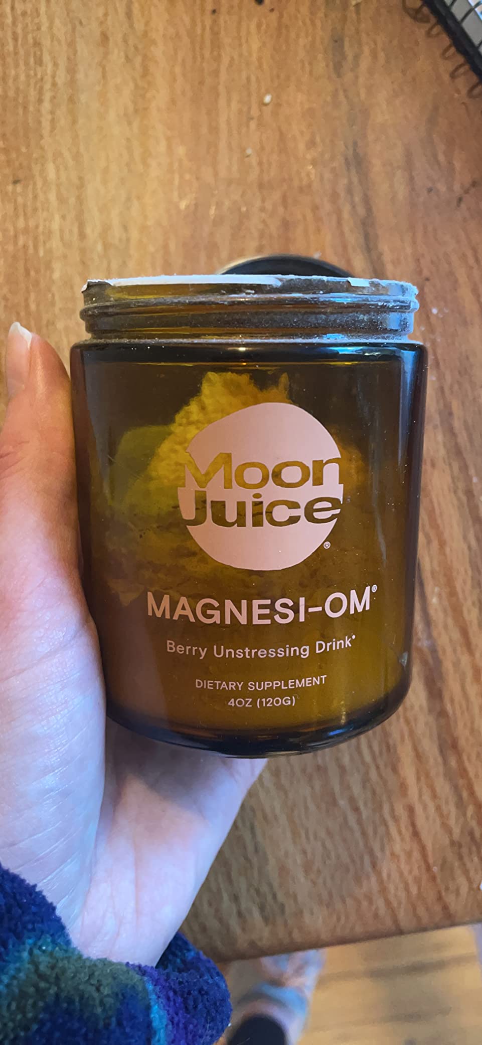 Moon Juice, Magnesi-Om Magnesium Powder, Relaxation, Berry, 4.2oz customer photo 1