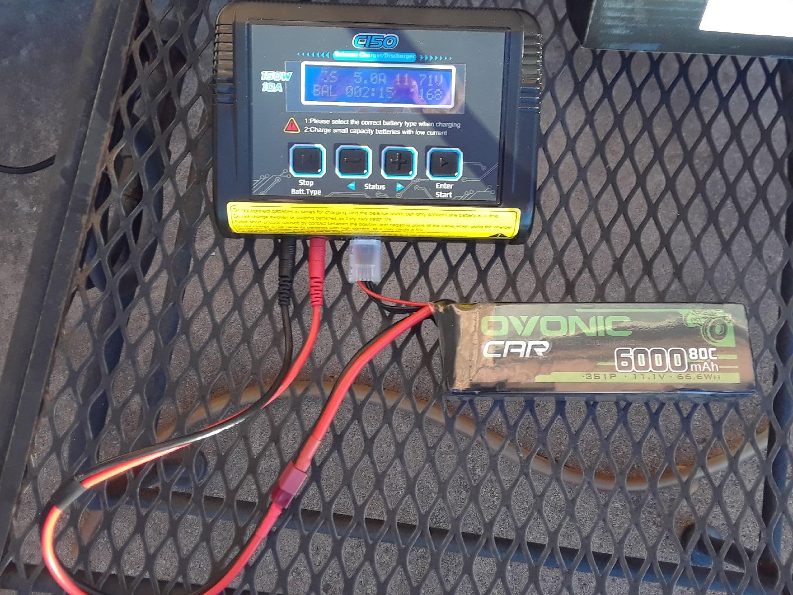Lipo Battery Charger, 1-6S Balance Charger Discharge 150W 10A AC/DC for Li-Po Li-Hv Ion Fe NiMH NiCd Pb Hobby Batteries With Deans/Tamiya/JST/EC3/HiTec Connectors Cable Power Supply customer photo 2