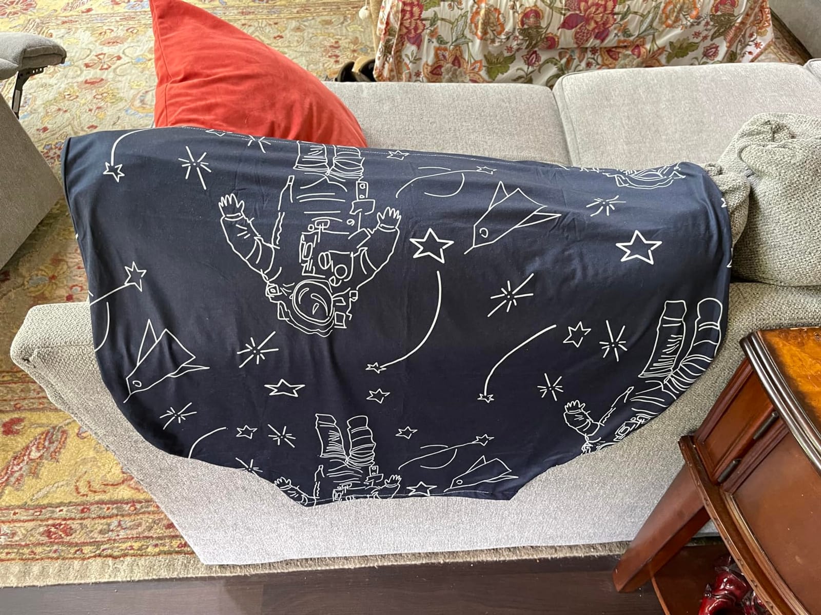 Baby Carseat Cover with Beanie, Adventure Mountain Infant Carseat Canopy for Boys Girls, Nursing Cover Breastfeeding Scarf for Mom, for Stroller High Chair Shopping Cart customer photo 1