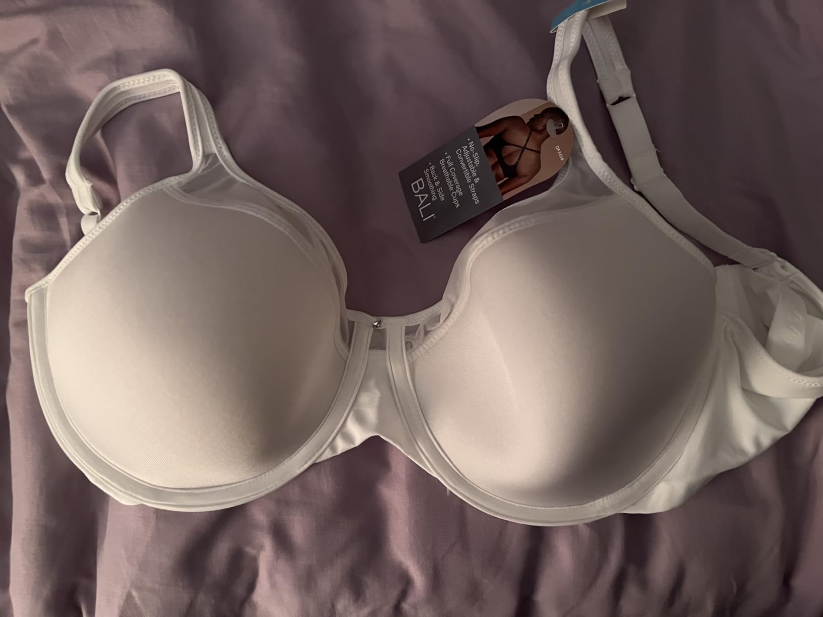 Bali Women's Underwire T-Shirt Bra – Ultra-Light Smoothing Spacer Bra customer photo 2