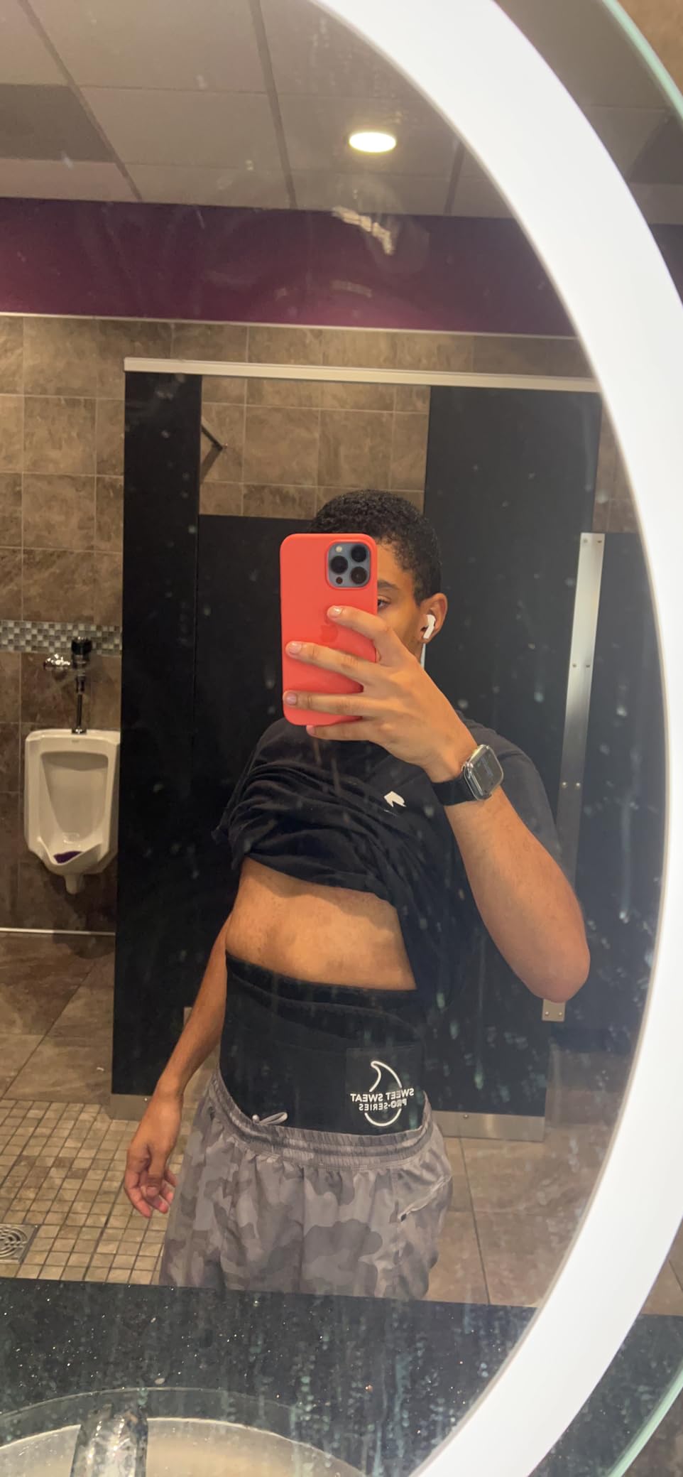 Sports Research Sweet Sweat® Waist Trimmer Pro Series - Adjustable Straps · Back & Core Support customer photo 1