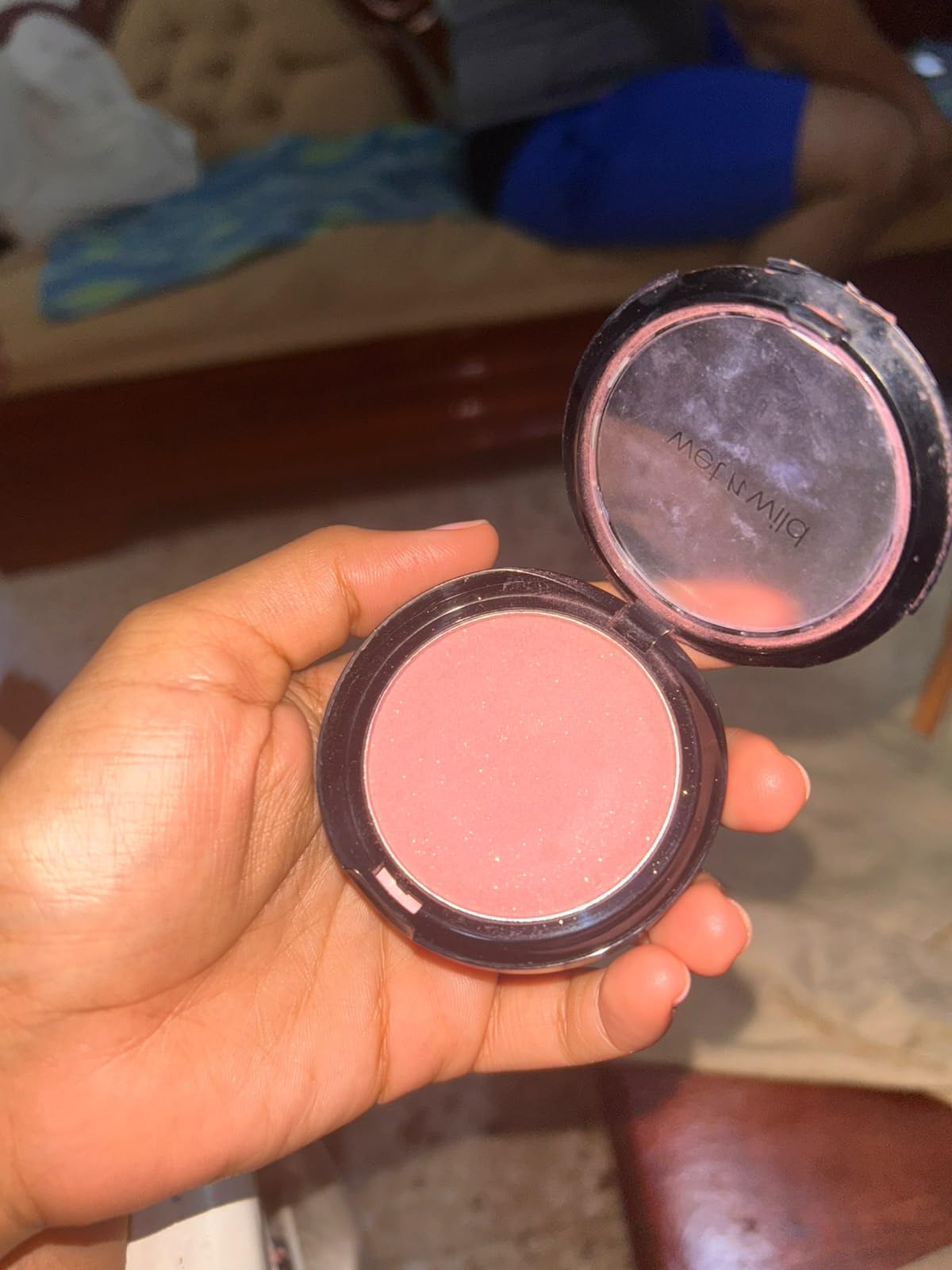 wet n wild Color Icon Blush, Effortless Matte Natural Sheer Glow & Seamless Blend, Luxuriously Infused Smooth Jojoba Oil, Cruelty-Free & Vegan - Pinch Me Pink customer photo 1