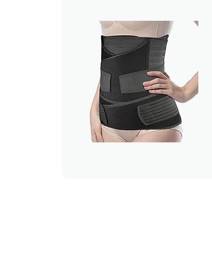 Postpartum Belly Band, 3-Piece Postpartum Girdle C Section Belly Band Support Recovery Belt Abdominal Binder customer photo 2