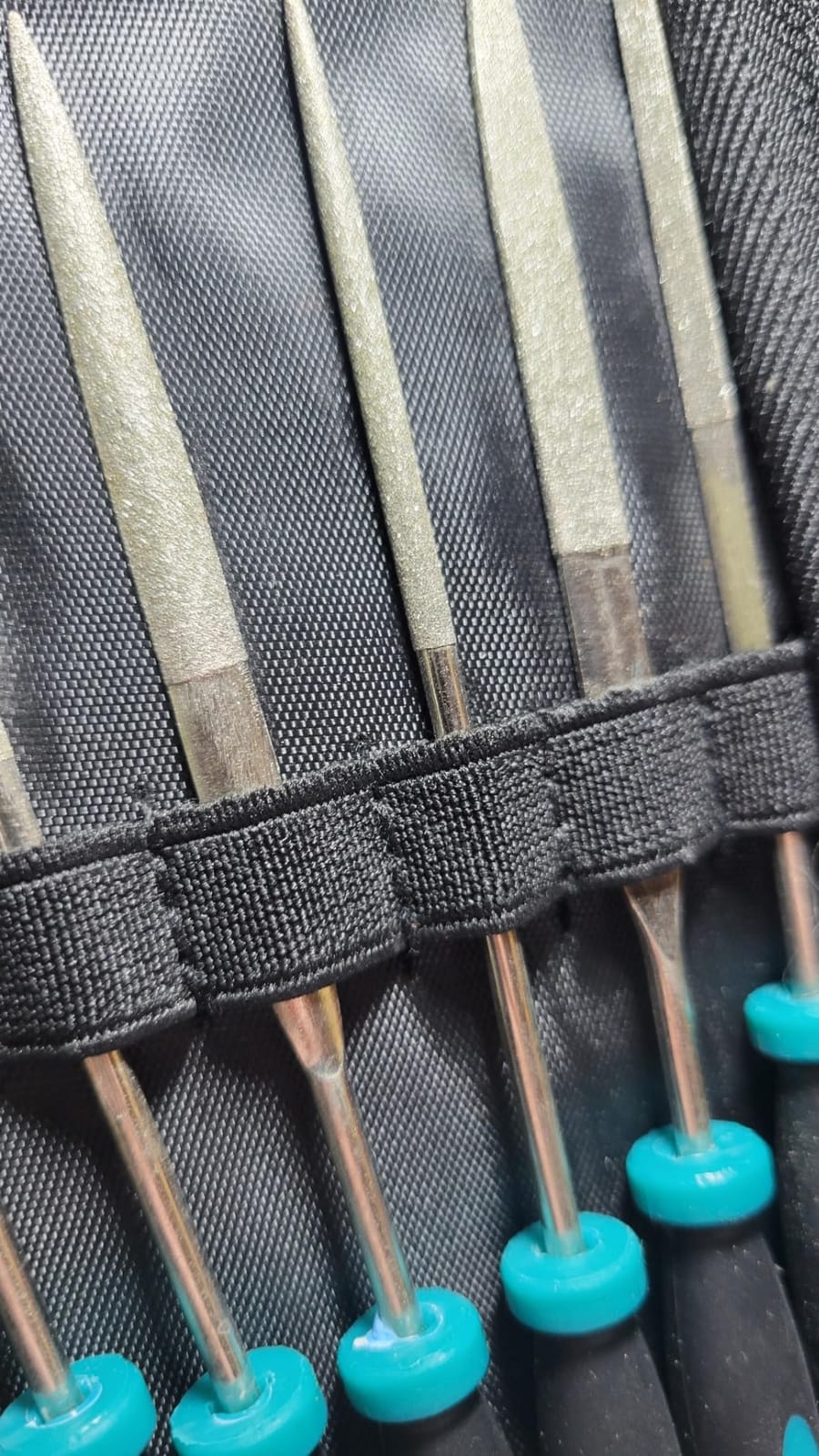 LIBRATON 13PCS Small Needle Files Set, 6 Carbon Steel & 6 Diamond File Set customer photo 2