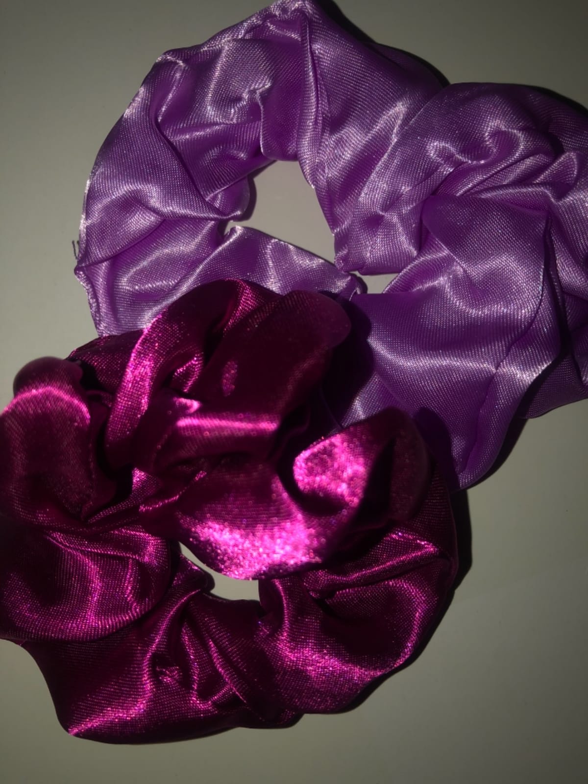 50 PCS Satin Hair Scrunchies for Curly Hair Silk Scrunchies for Hair customer photo 1