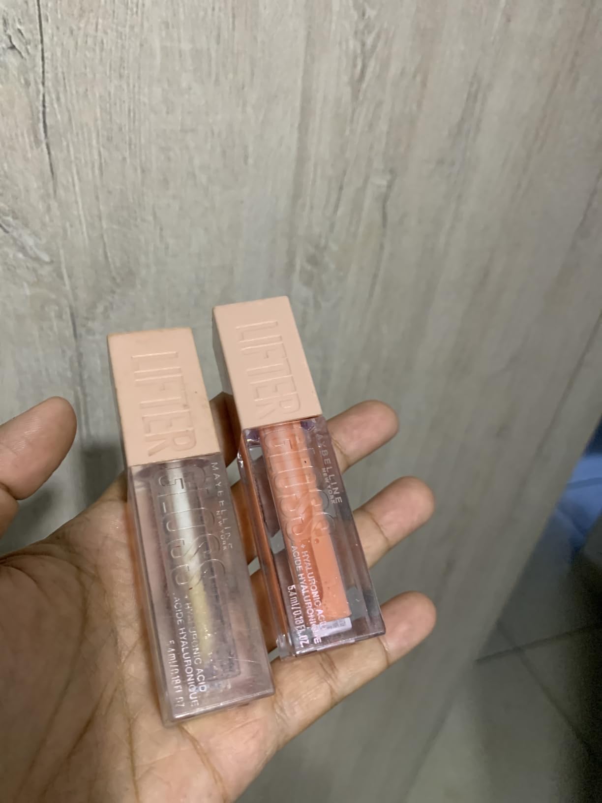 Maybelline Lifter Gloss, Hydrating Lip Gloss with Hyaluronic Acid, High Shine for Plumper Looking Lips, Stone, Rosey Neutral, 0.18 Ounce customer photo 1