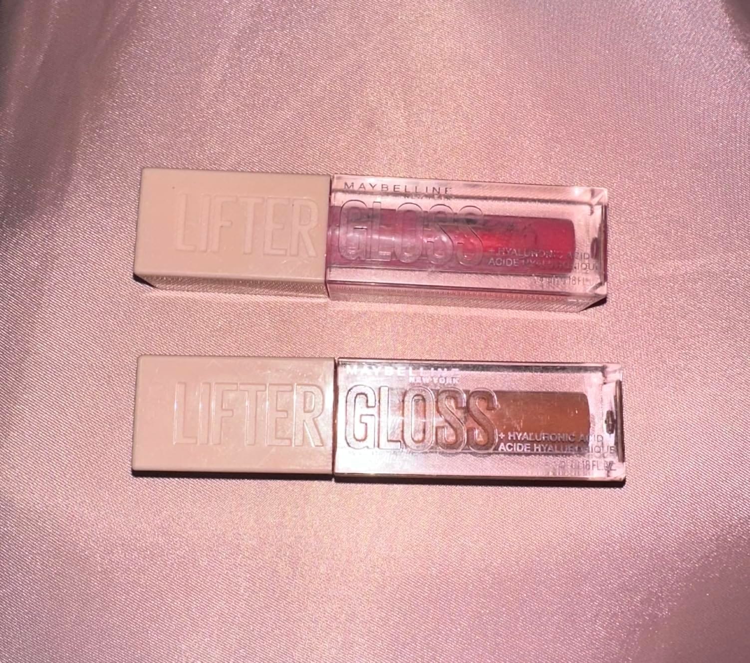 Maybelline Lifter Gloss, Hydrating Lip Gloss with Hyaluronic Acid, High Shine for Plumper Looking Lips, Stone, Rosey Neutral, 0.18 Ounce customer photo 2