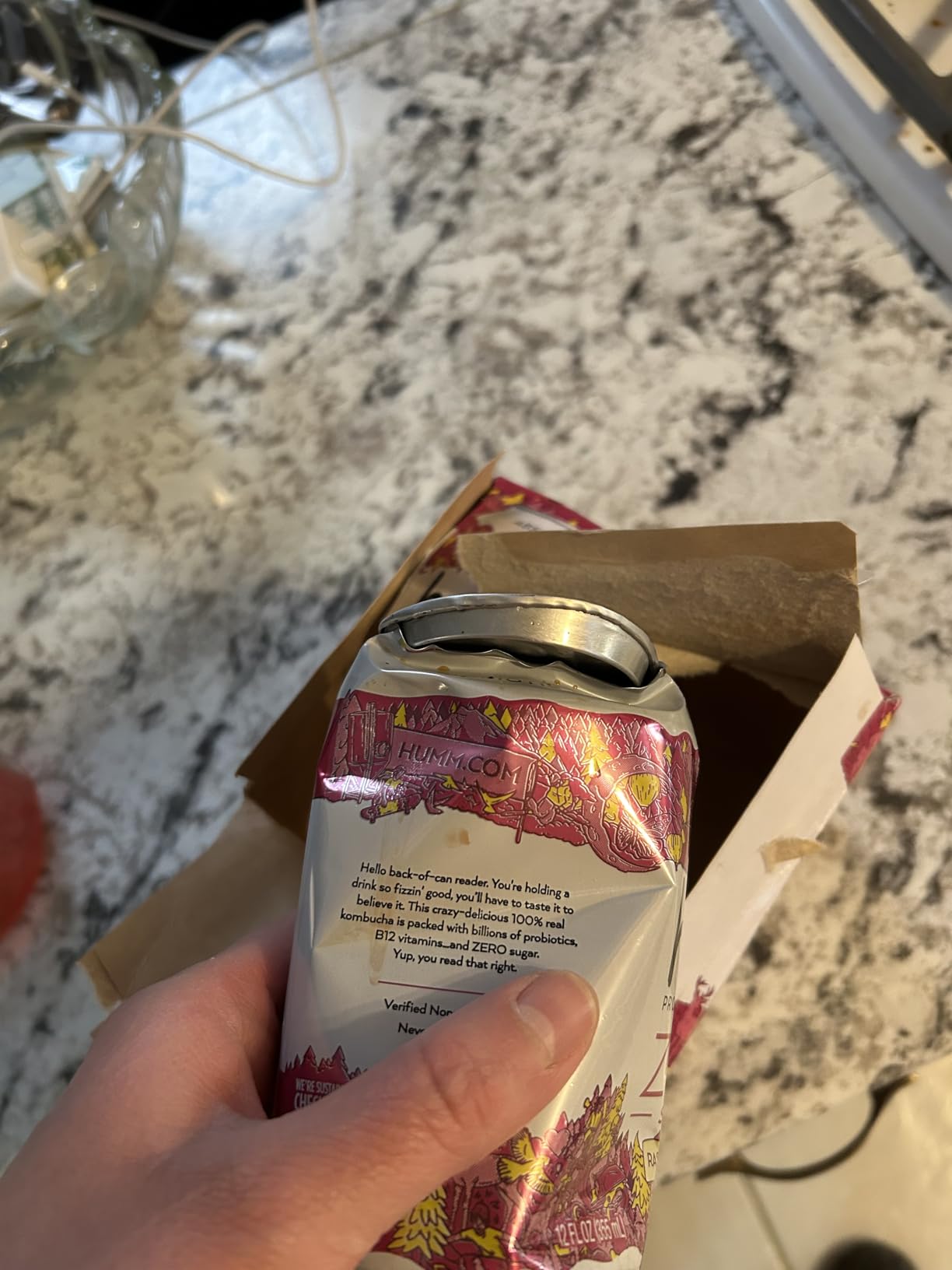 Humm Probiotic Kombucha Zero Sugar Variety Pack, No Refrigeration Needed, Keto Friendly, Organic, Vegan, Gluten Free, 12oz Cans (16 Pack) customer photo 1