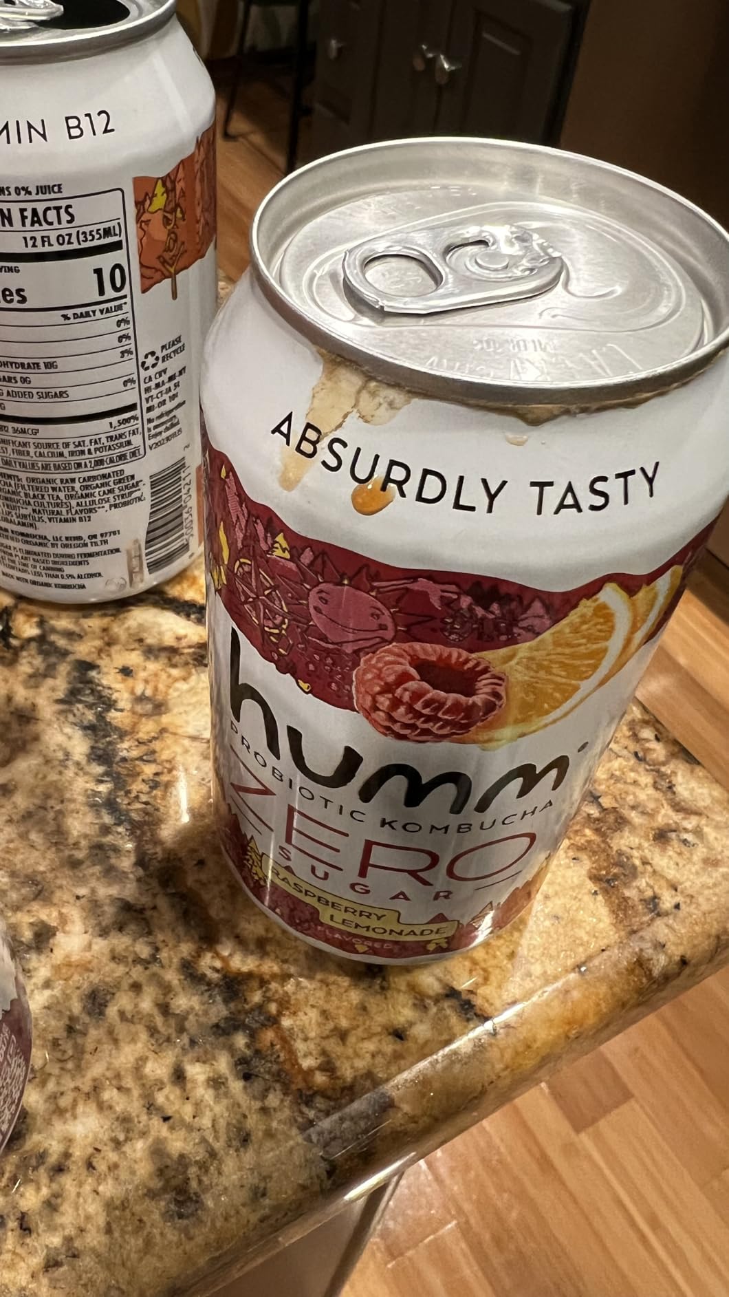 Humm Probiotic Kombucha Zero Sugar Variety Pack, No Refrigeration Needed, Keto Friendly, Organic, Vegan, Gluten Free, 12oz Cans (16 Pack) customer photo 2