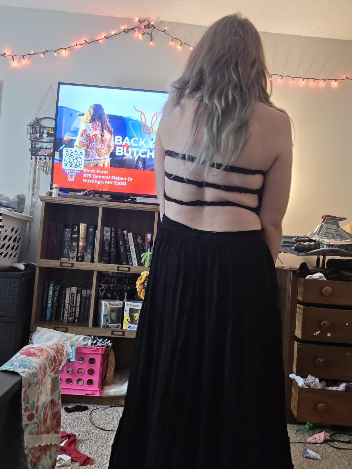 R.Vivimos Womens Summer Boho Sexy Backless Long Dresses customer photo 1