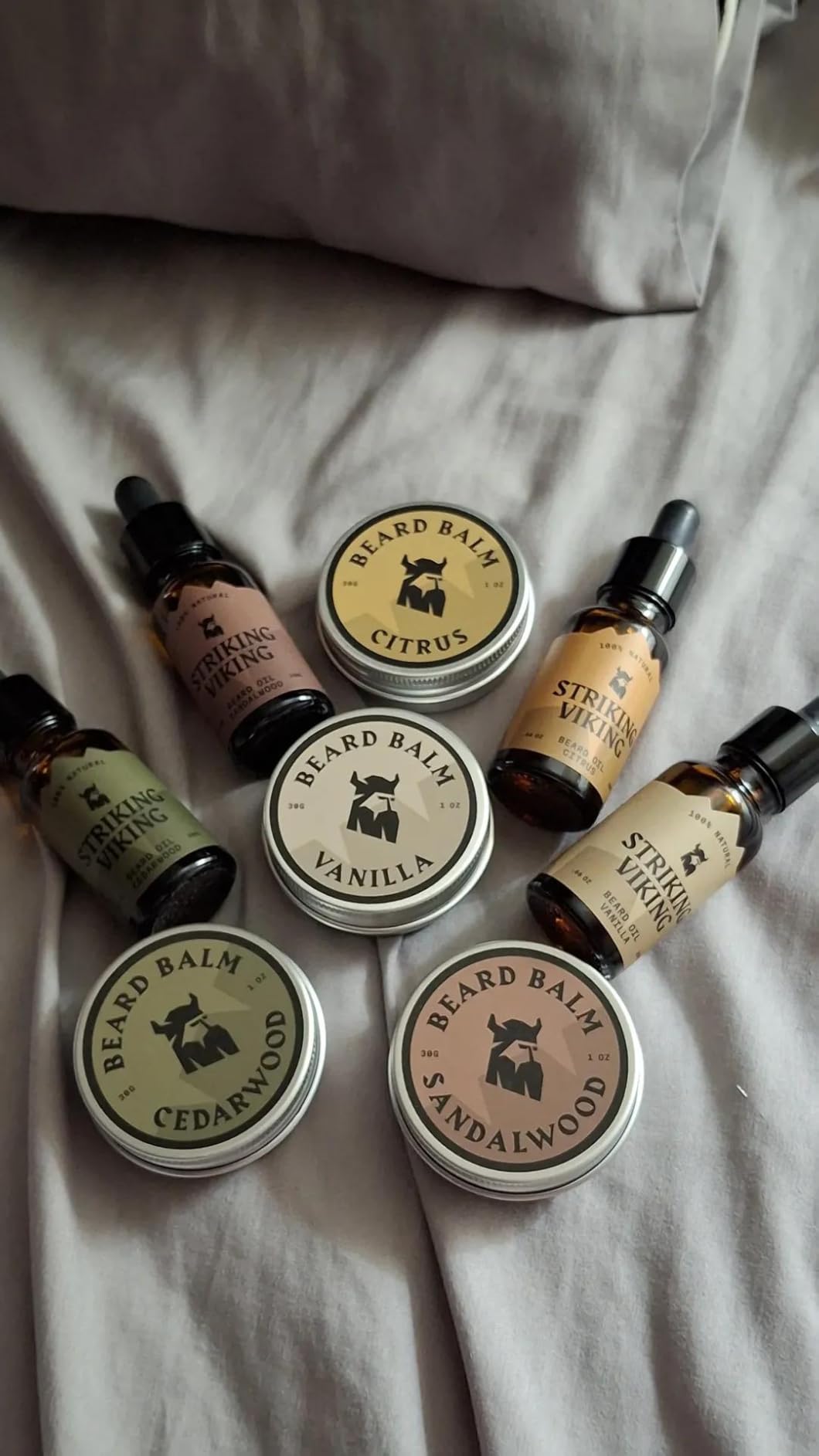 Striking Viking Vanilla Beard Oil for Men - Naturally Derived Conditioner with Argan & Jojoba Oils for Softening, Moisturizing and Growth (2 Oz) customer photo 1