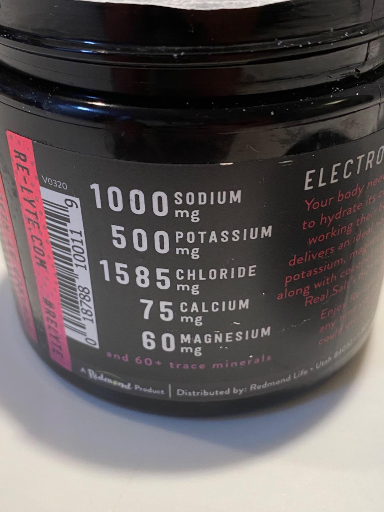 REDMOND Re-Lyte Sugar Free Electrolyte Powder Drink Mix (Mixed Berry) customer photo 2