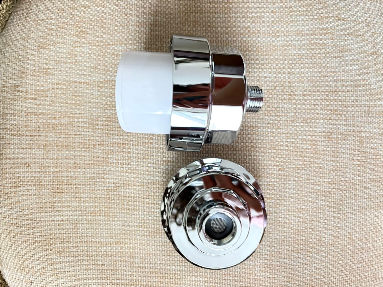 SR SUN RISE 20 Stage Shower Filter for Hard Water, 3 Cartridges, Chrome customer photo 2