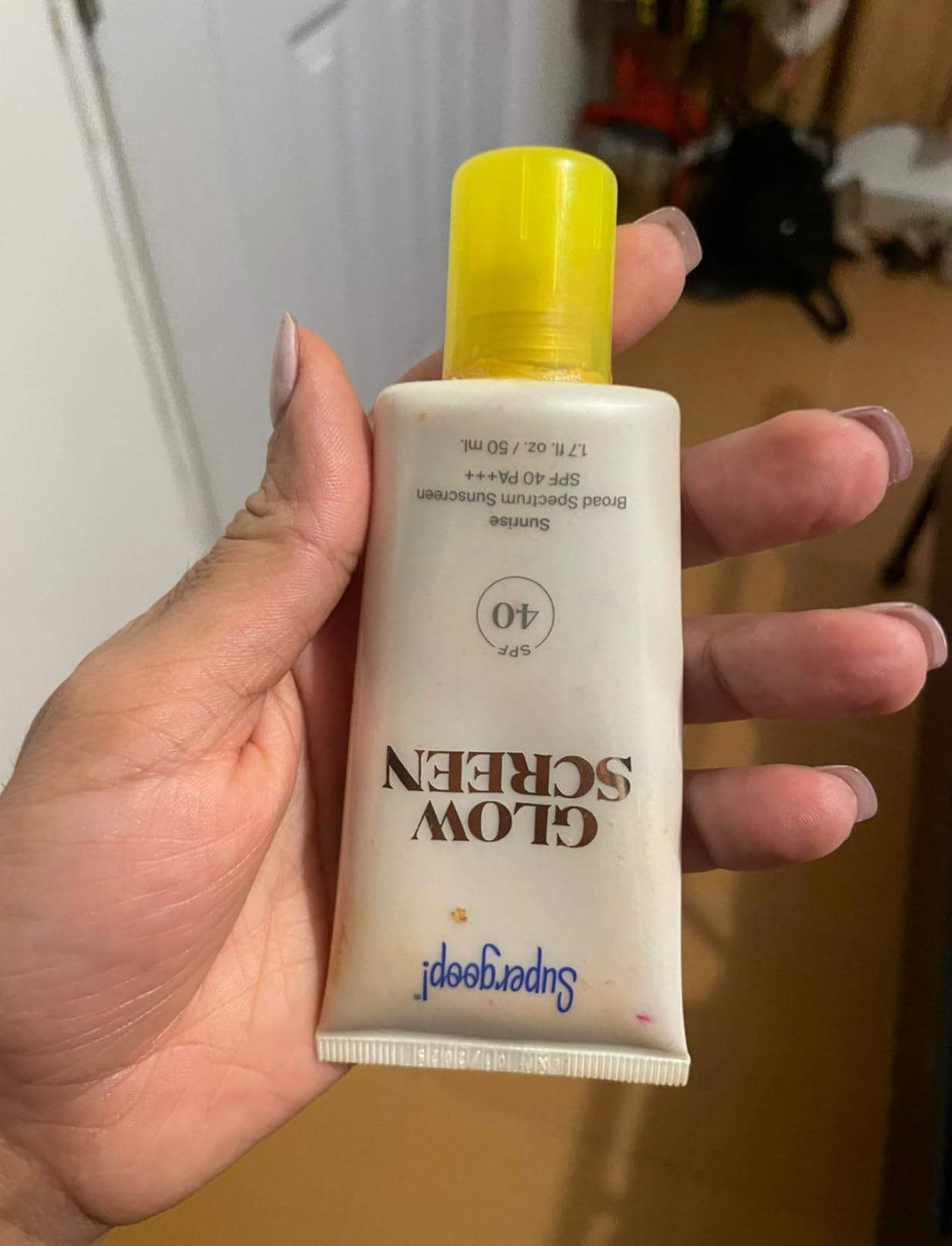Supergoop! Glowscreen SPF 40 - Glowy Primer + Broad Spectrum Tinted Sunscreen - Helps Filter Blue Light - Hydration - Hyaluronic Acid & Vitamin B6 customer photo 1