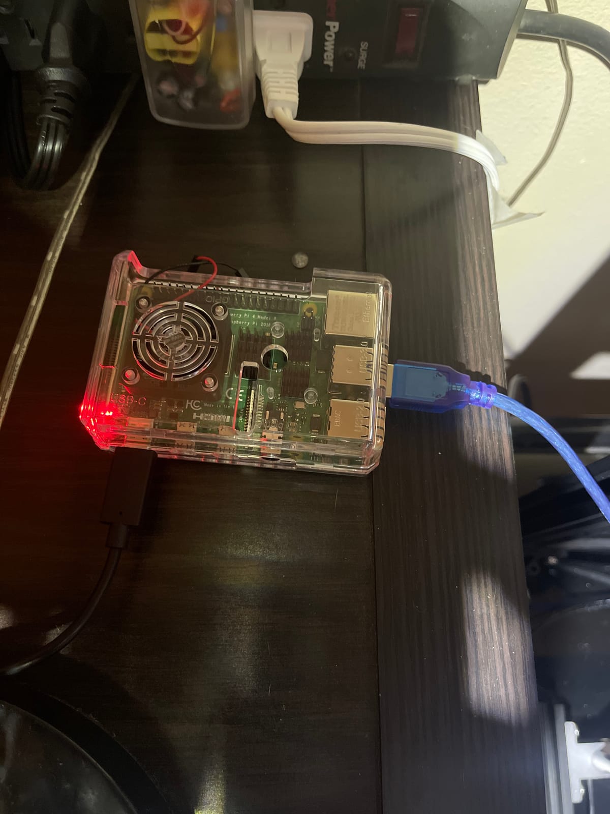 Raspberry Pi 4 Complete Starter Kit - Includes Raspberry Pi 4 Board, Fan Cooled Case, 64GB Preloaded Micro SD Card and More (8GB, Clear Transparent Case) customer photo 1