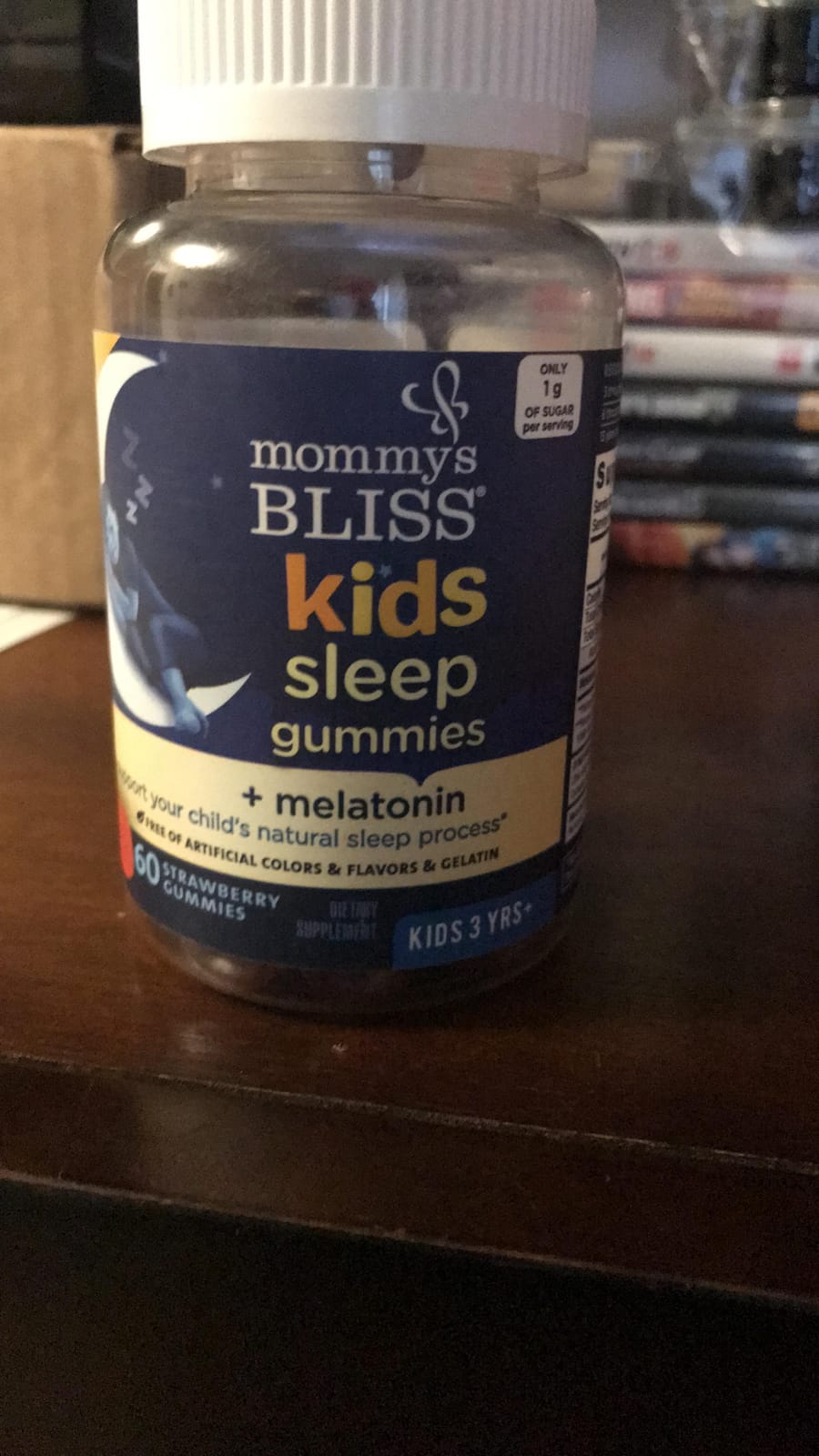 Mommy's Bliss Kids Sleep Support Melatonin Gummies, Strawberry Flavor 60ct customer photo 1